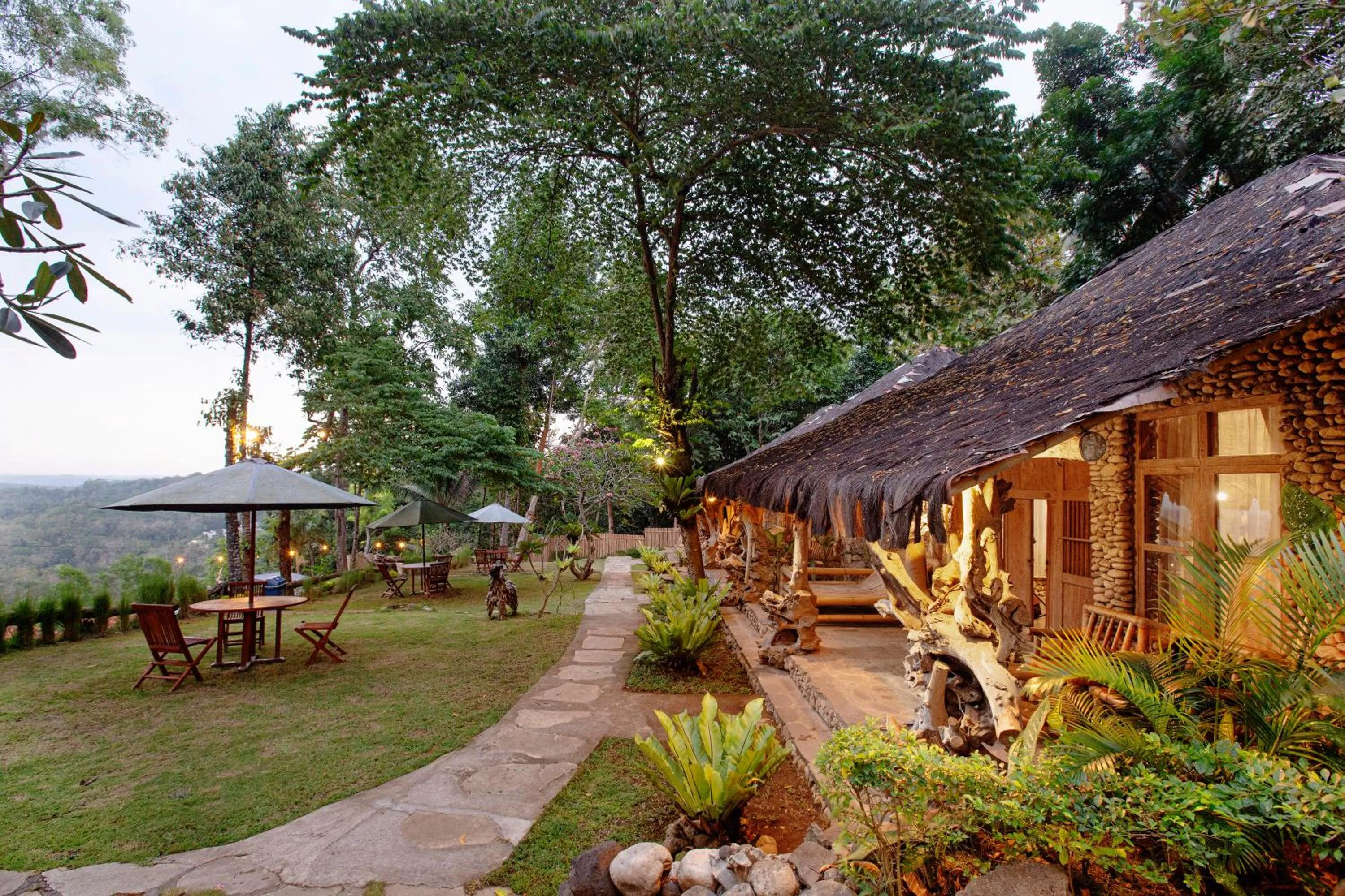 Patio in Rajaklana Resort and Spa