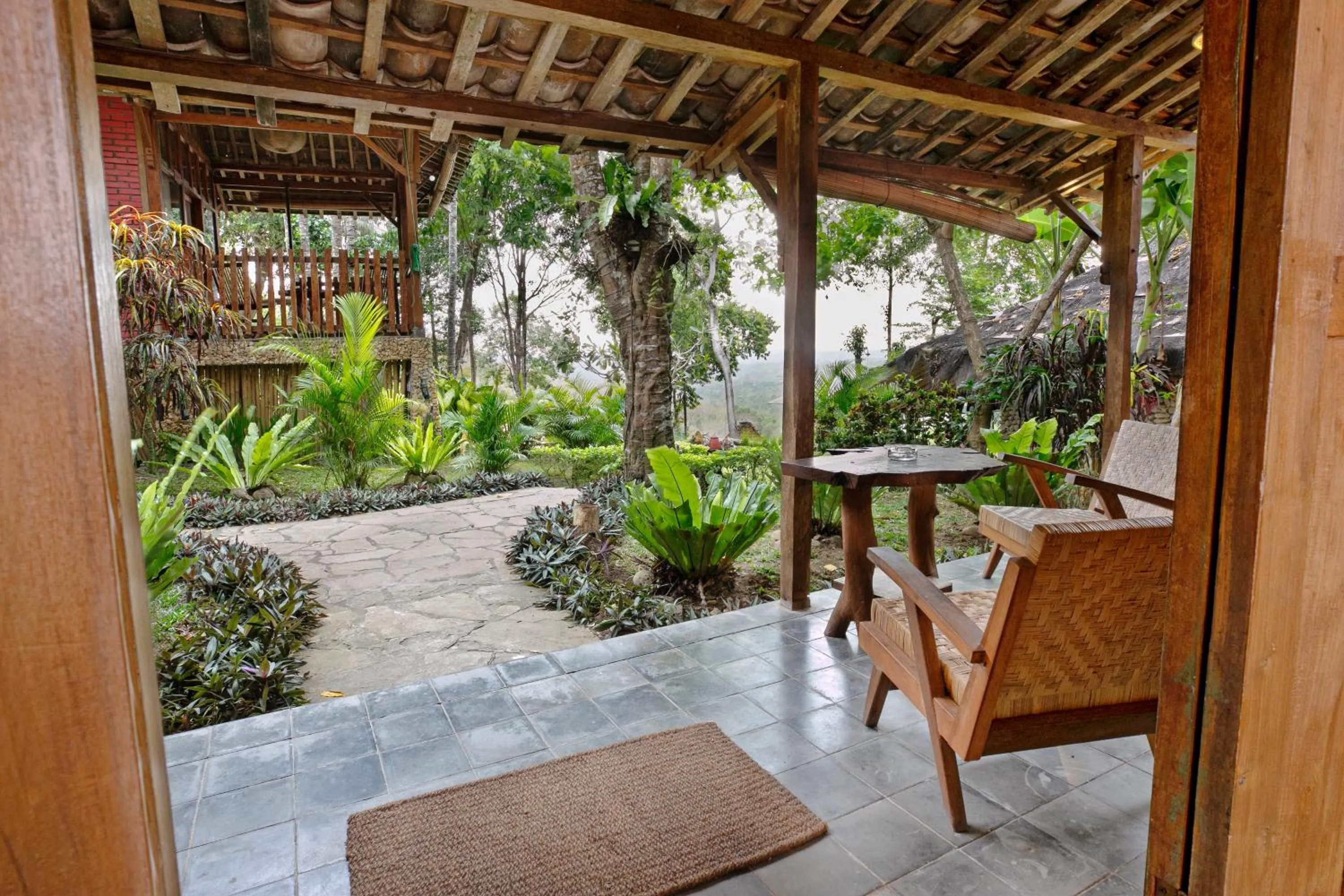 Patio in Rajaklana Resort and Spa