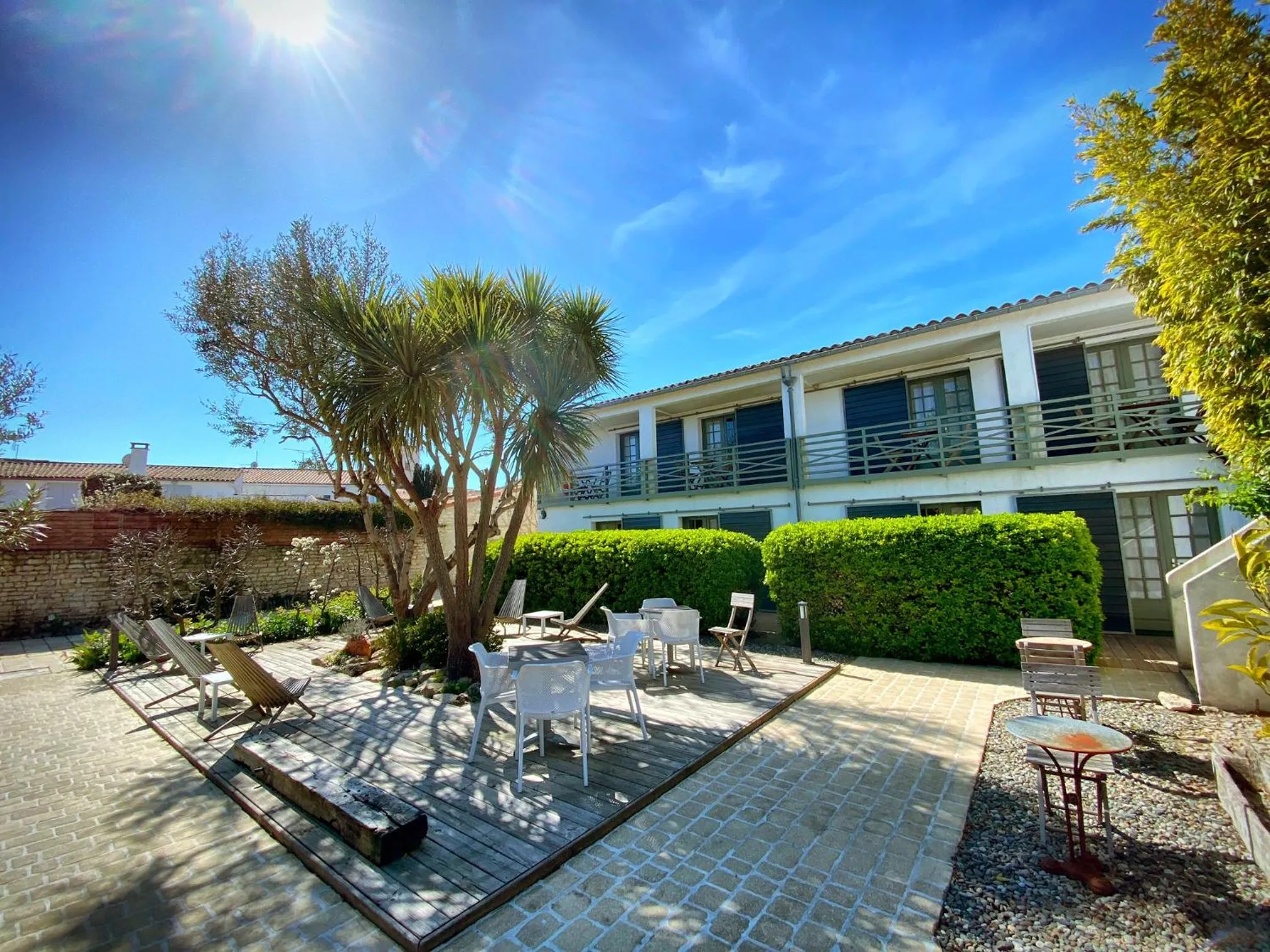 Garden in Hotel L'Océan
