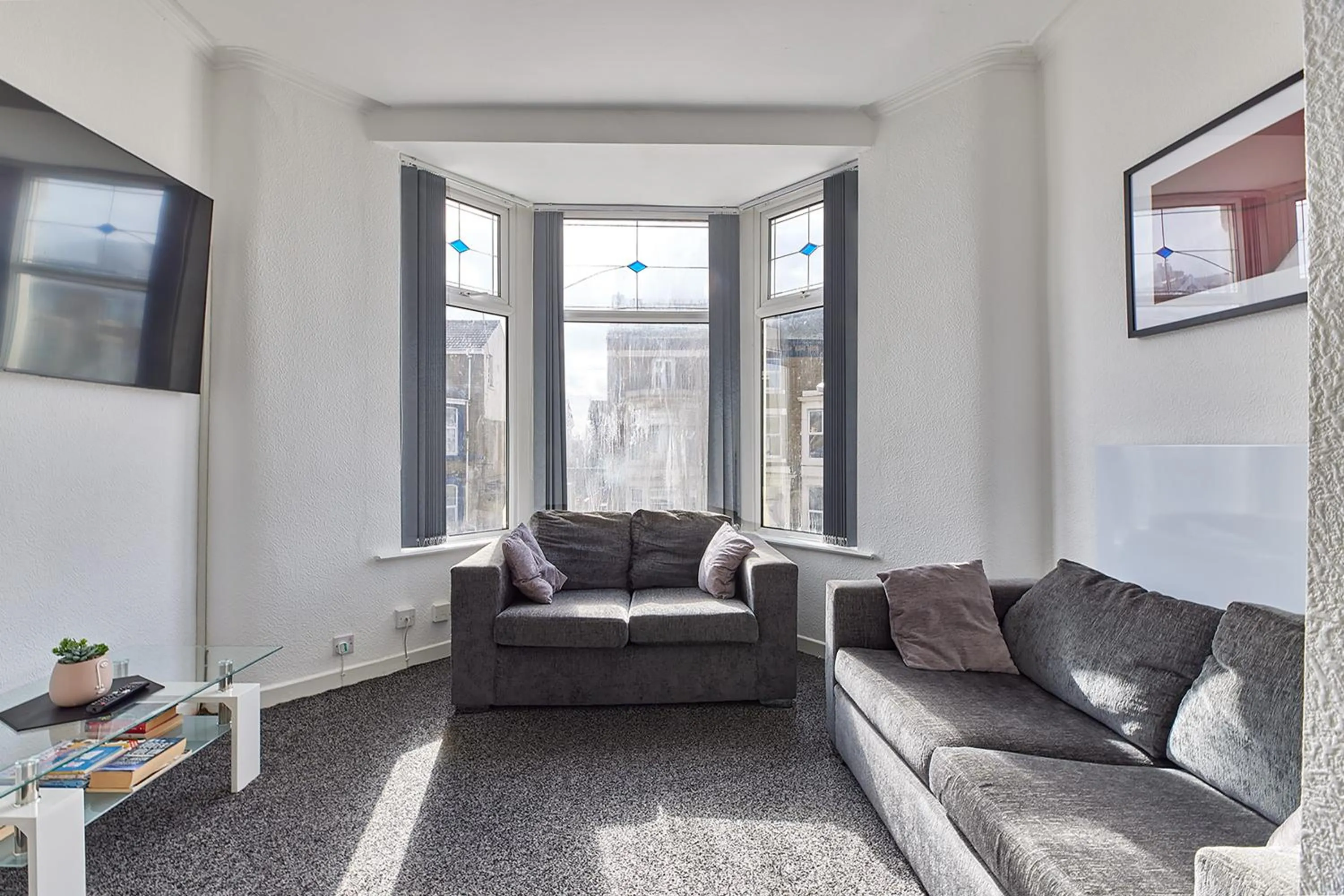 Living room in Pleasure Holiday Apartments