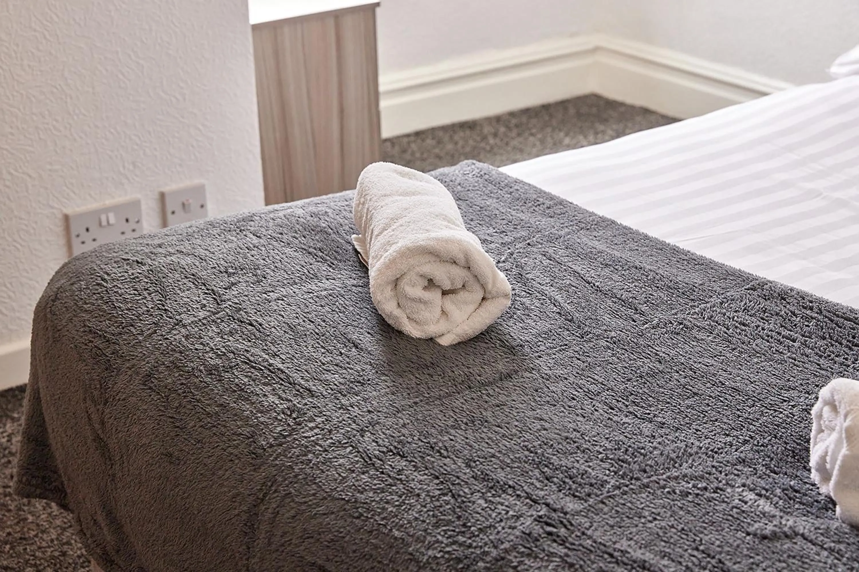 Bed in Pleasure Holiday Apartments