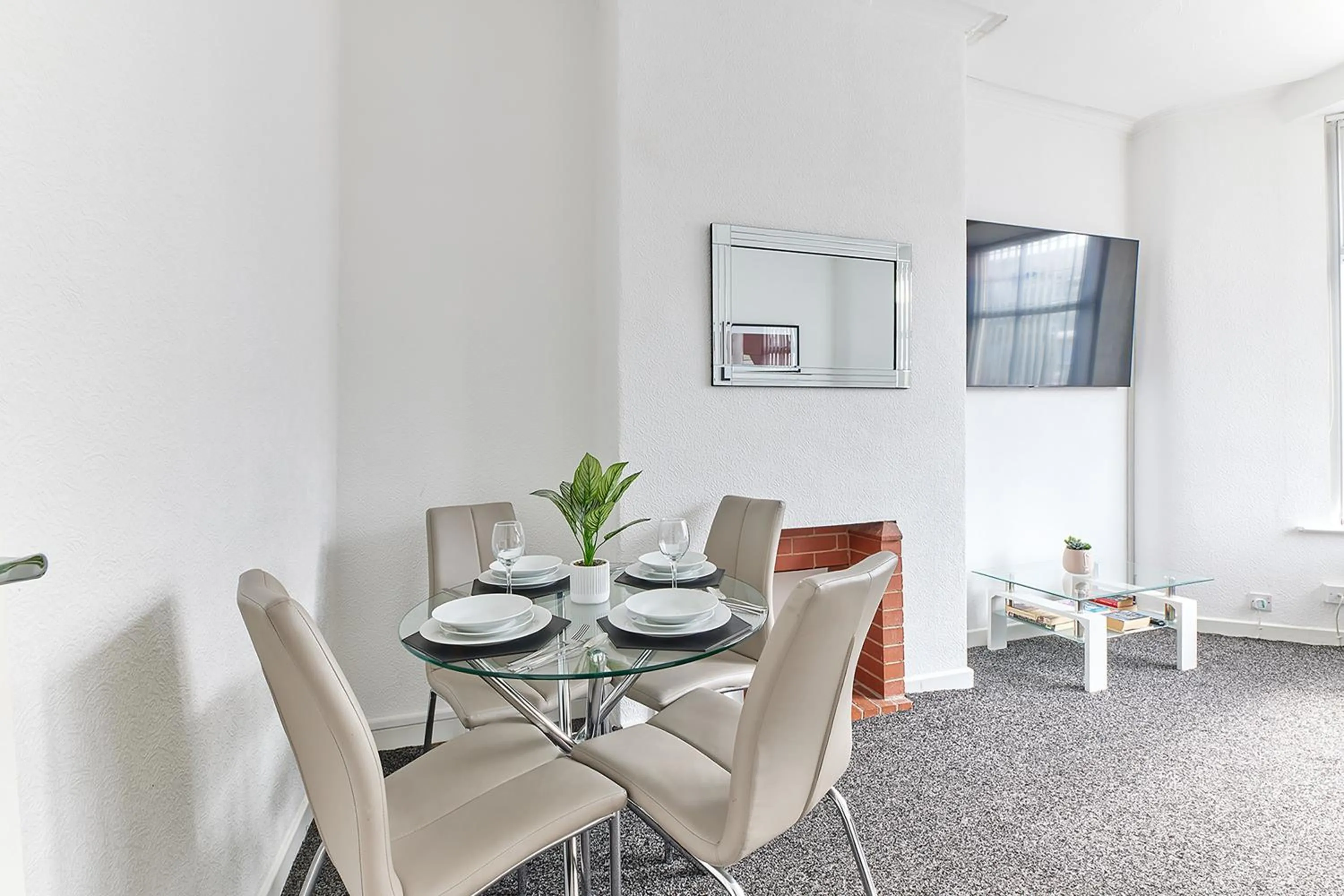 Living room in Pleasure Holiday Apartments