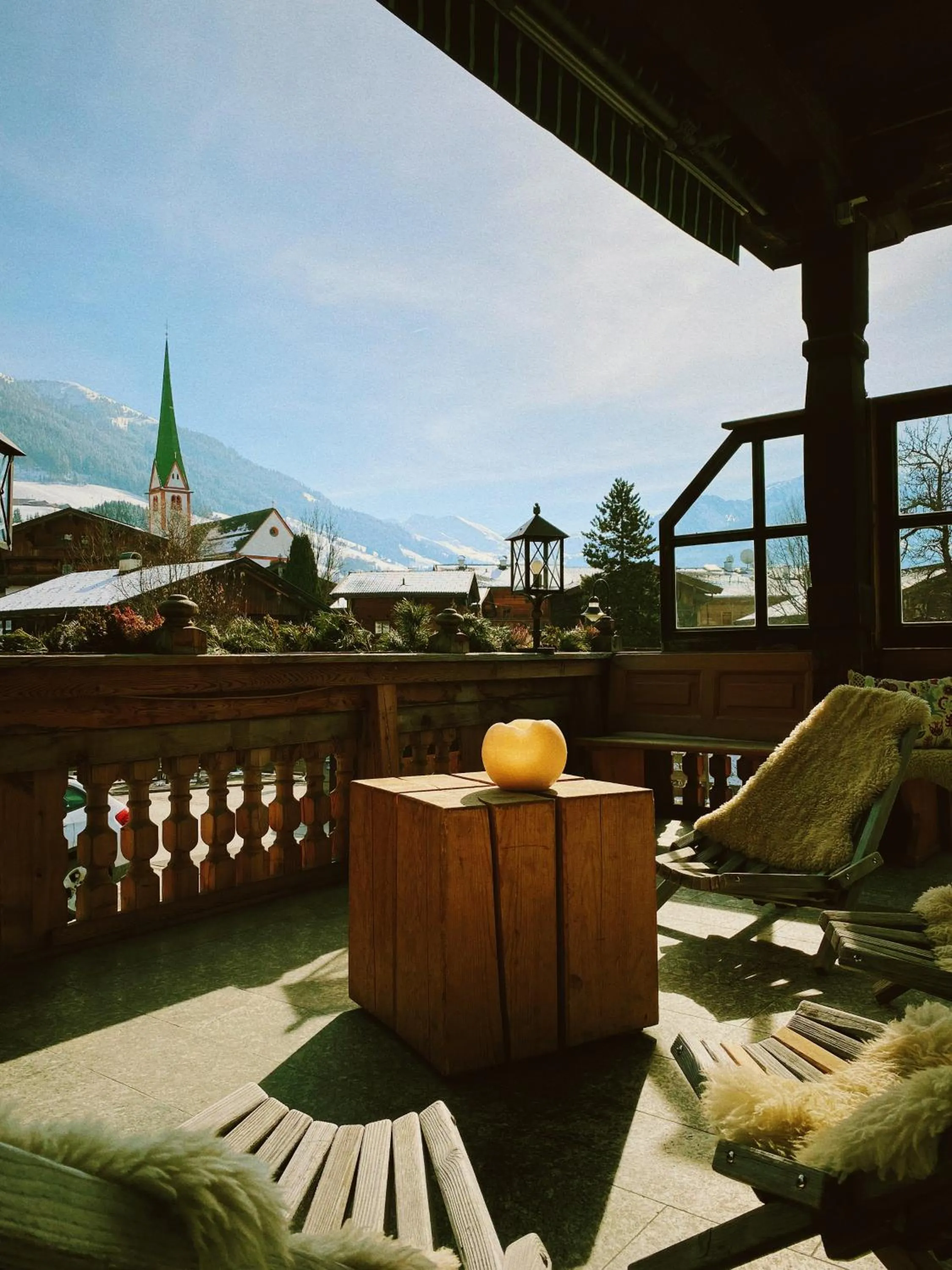 Balcony/Terrace in Hotel Zur Post