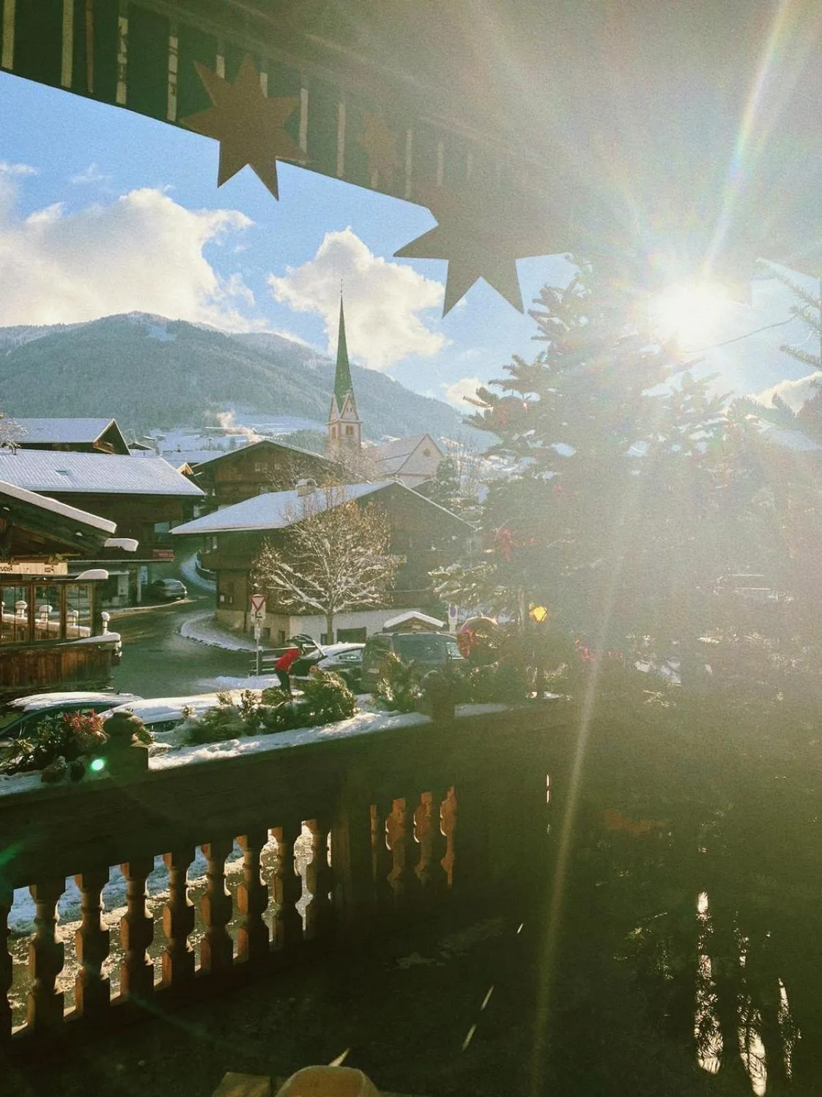 Balcony/Terrace in Hotel Zur Post