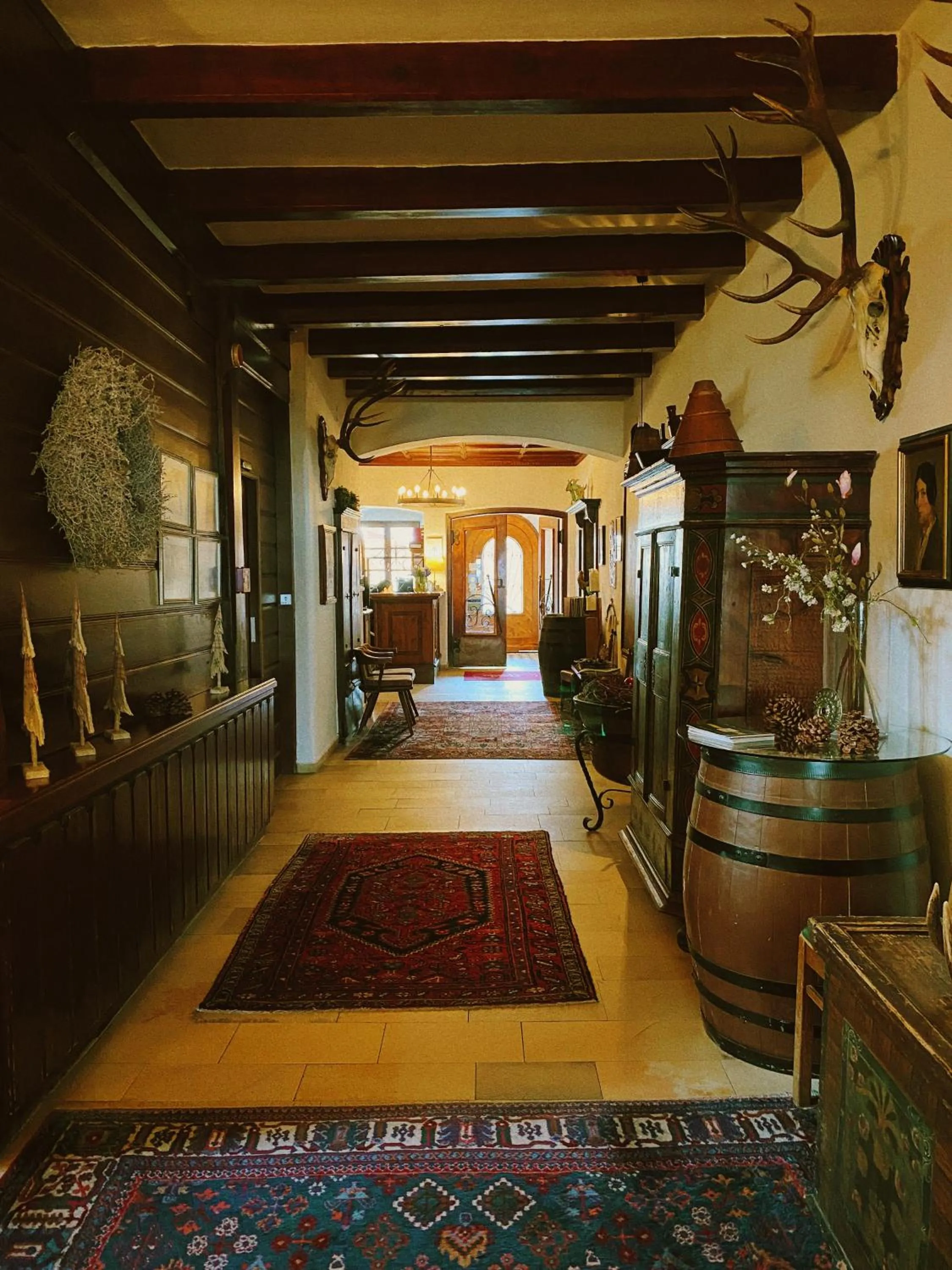 Lobby or reception, Bed in Hotel Zur Post