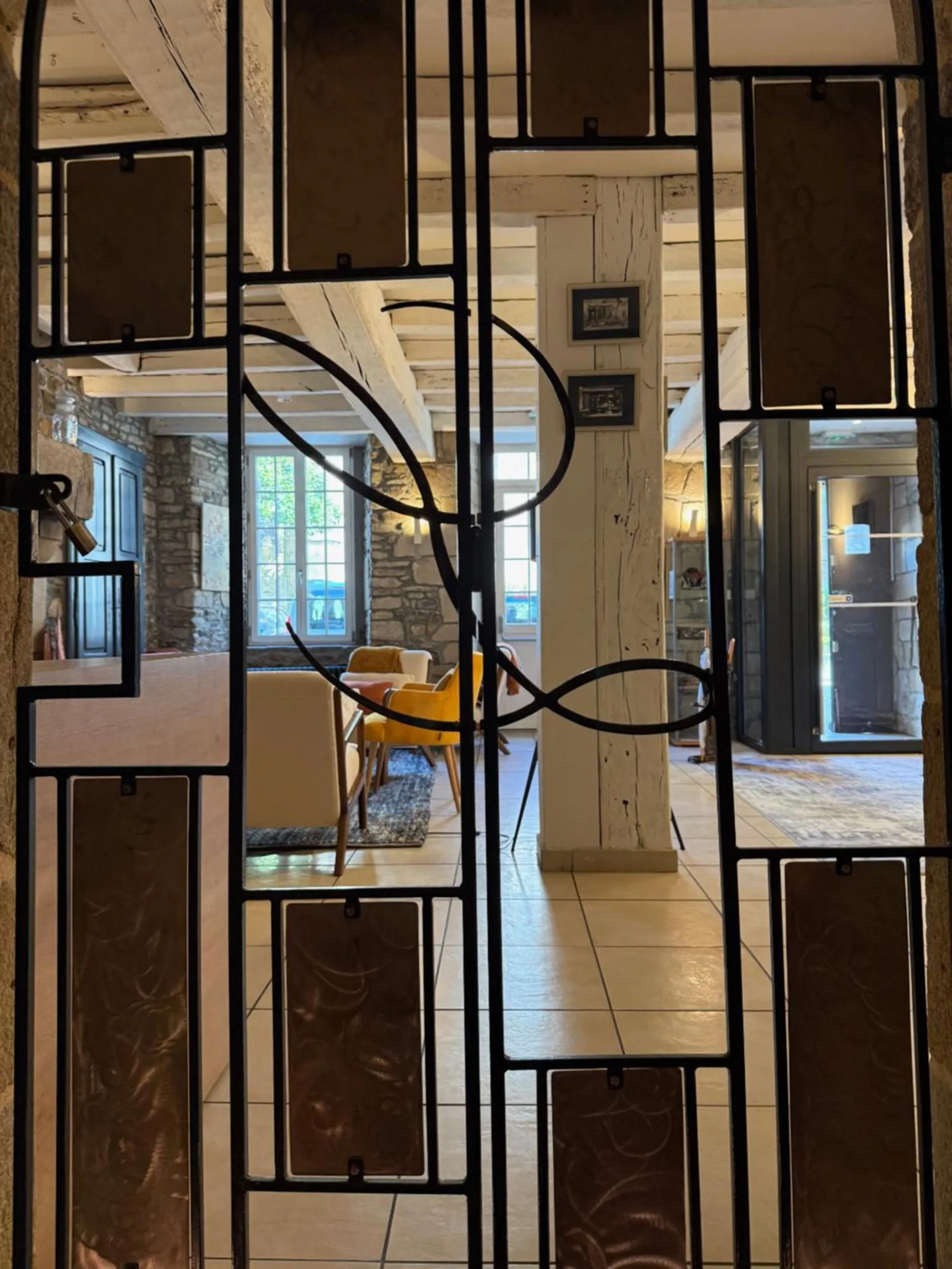 Lobby or reception in Hotel Restaurant Lesage