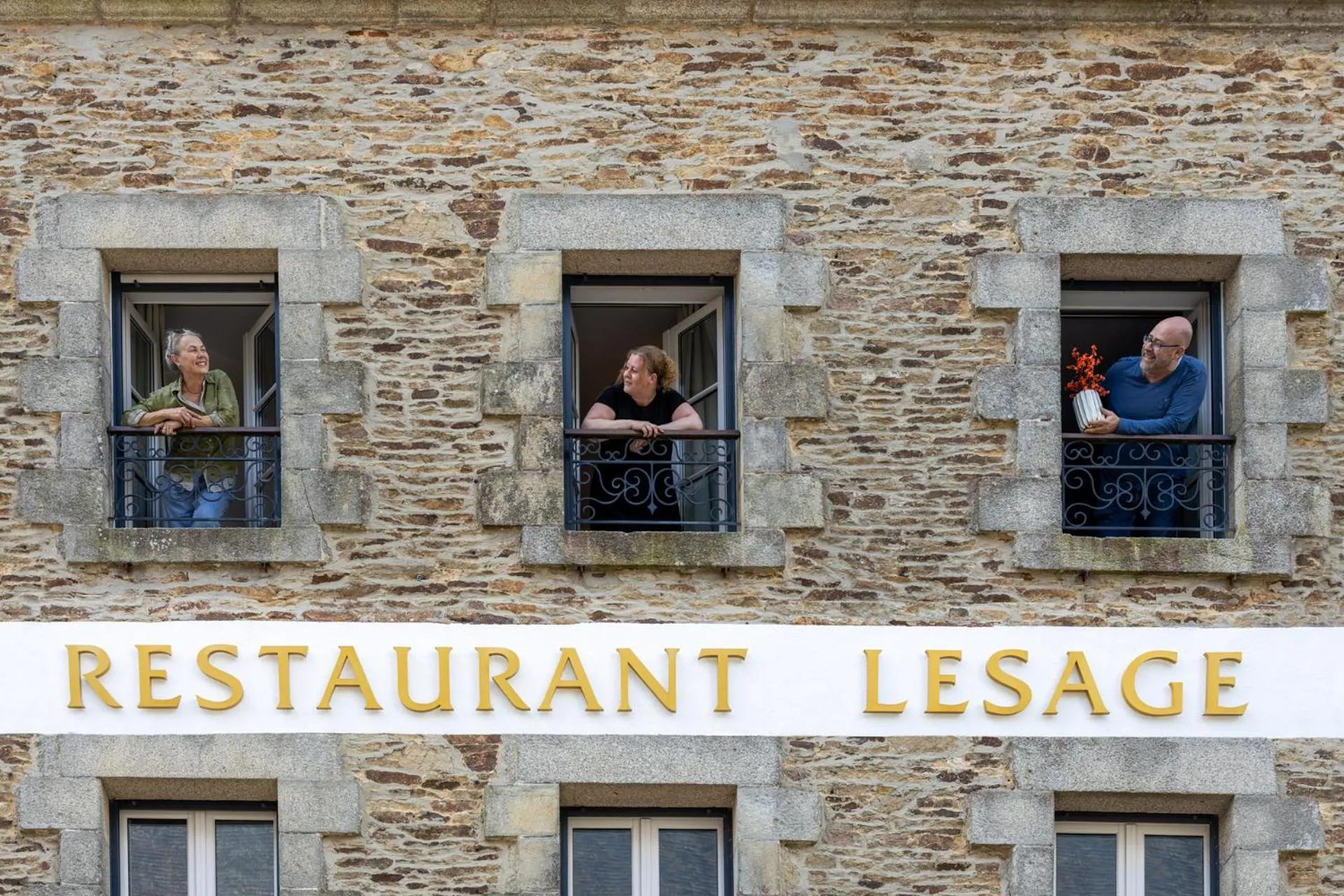 Facade/entrance in Hotel Restaurant Lesage