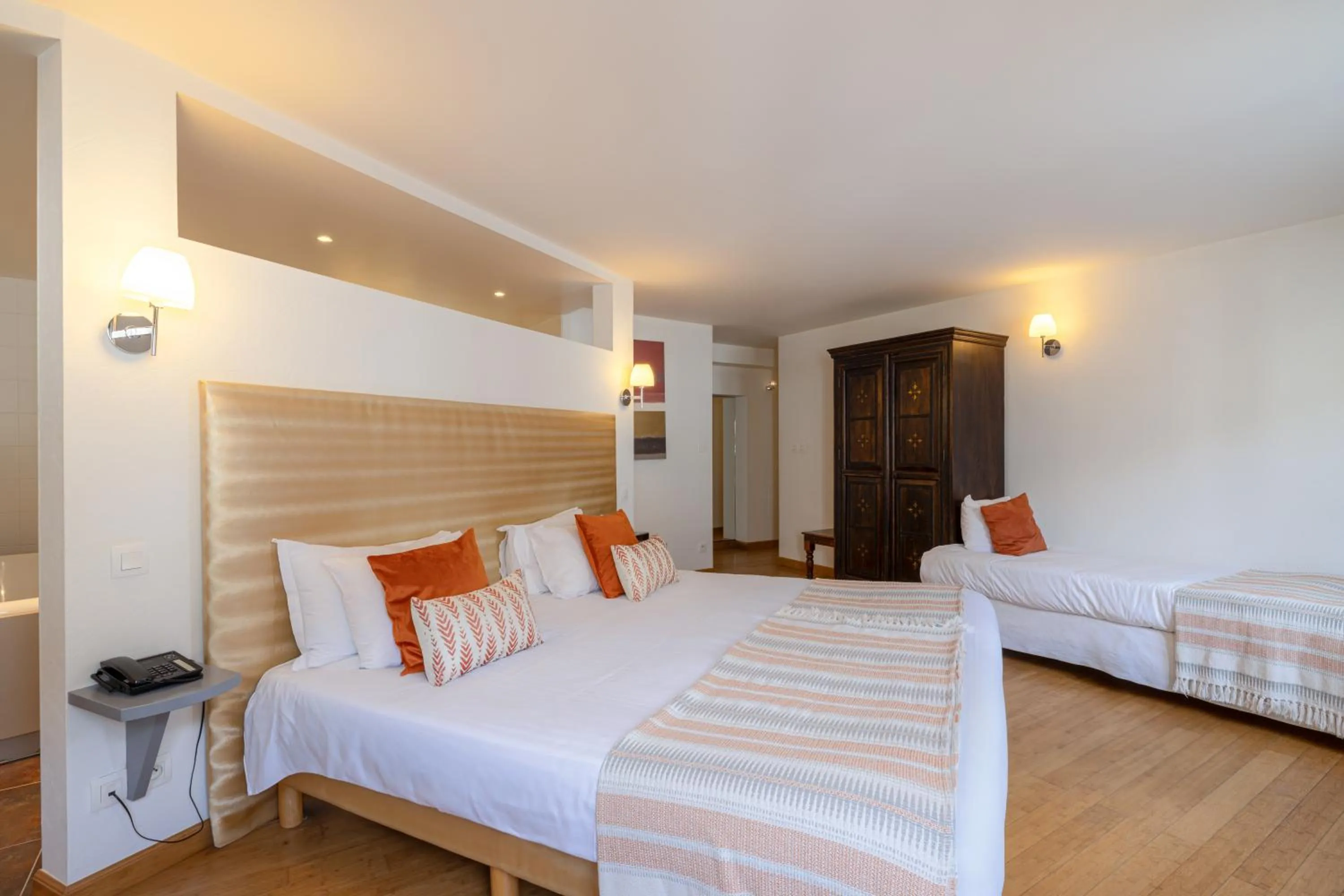 Bed in Hotel Restaurant Lesage