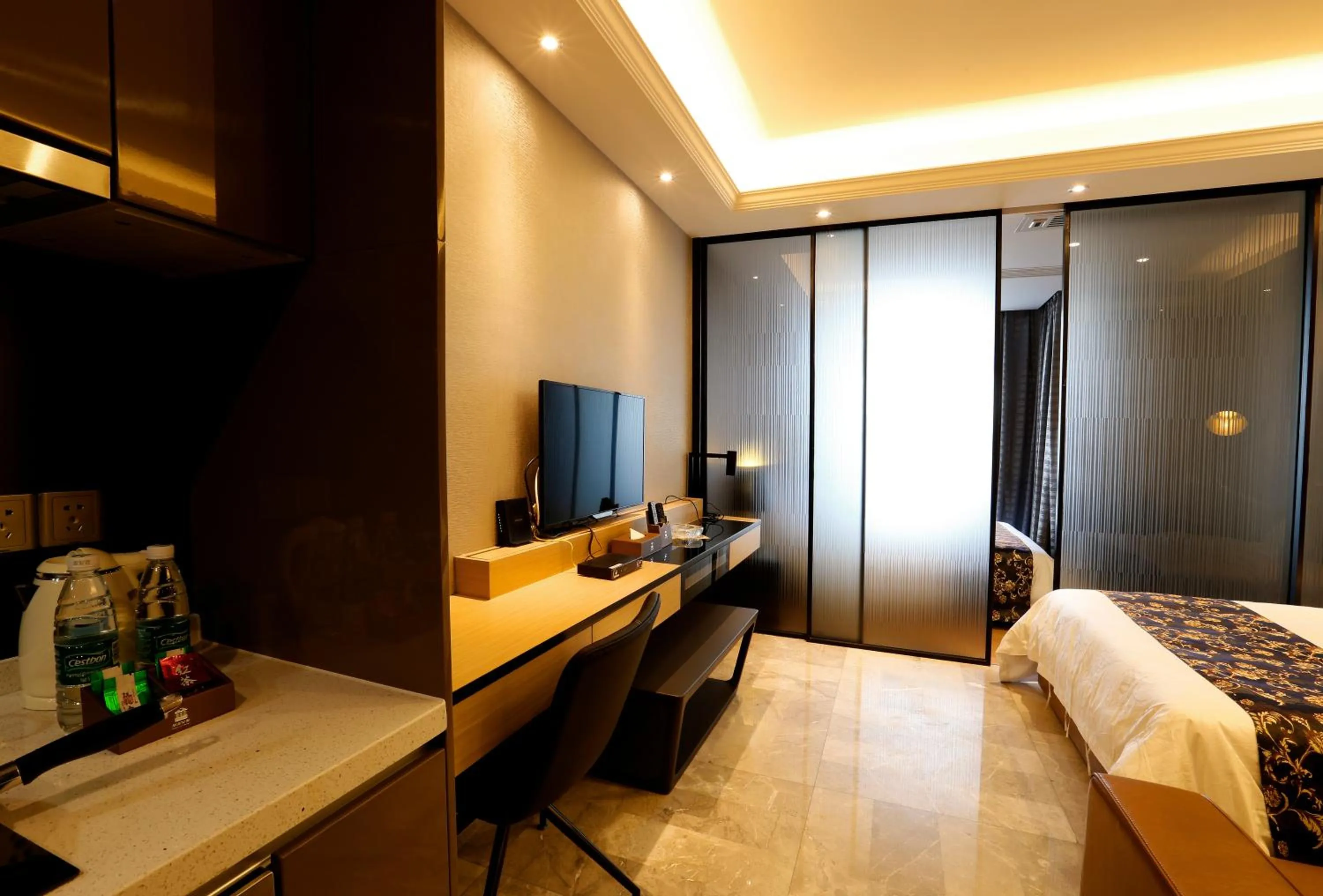 Bedroom, Bed in Boman Holiday Apartment Beijing Road Jie Deng Du Hui Branch