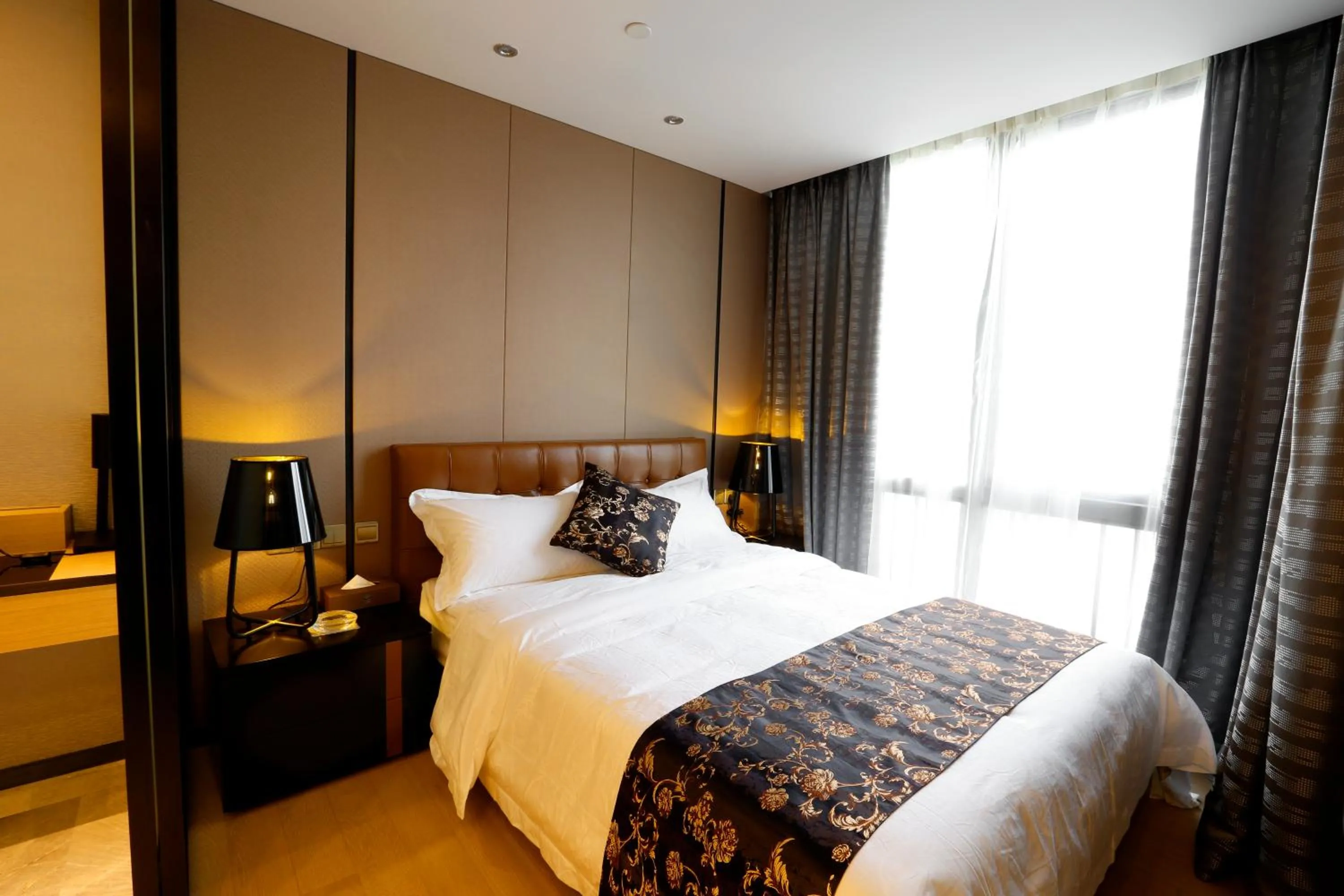 Bedroom, Bed in Boman Holiday Apartment Beijing Road Jie Deng Du Hui Branch