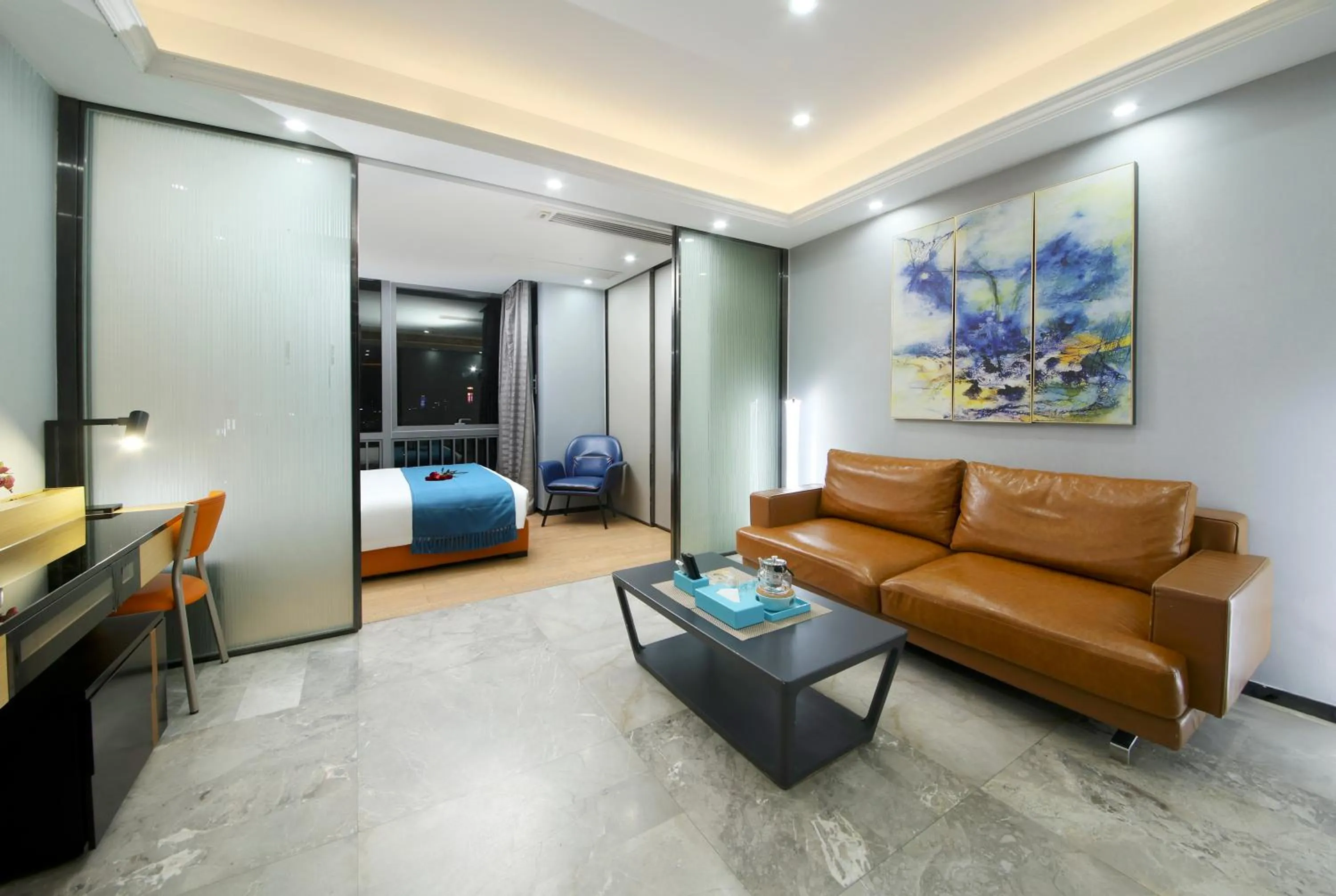 Photo of the whole room, Bed in Boman Holiday Apartment Beijing Road Jie Deng Du Hui Branch