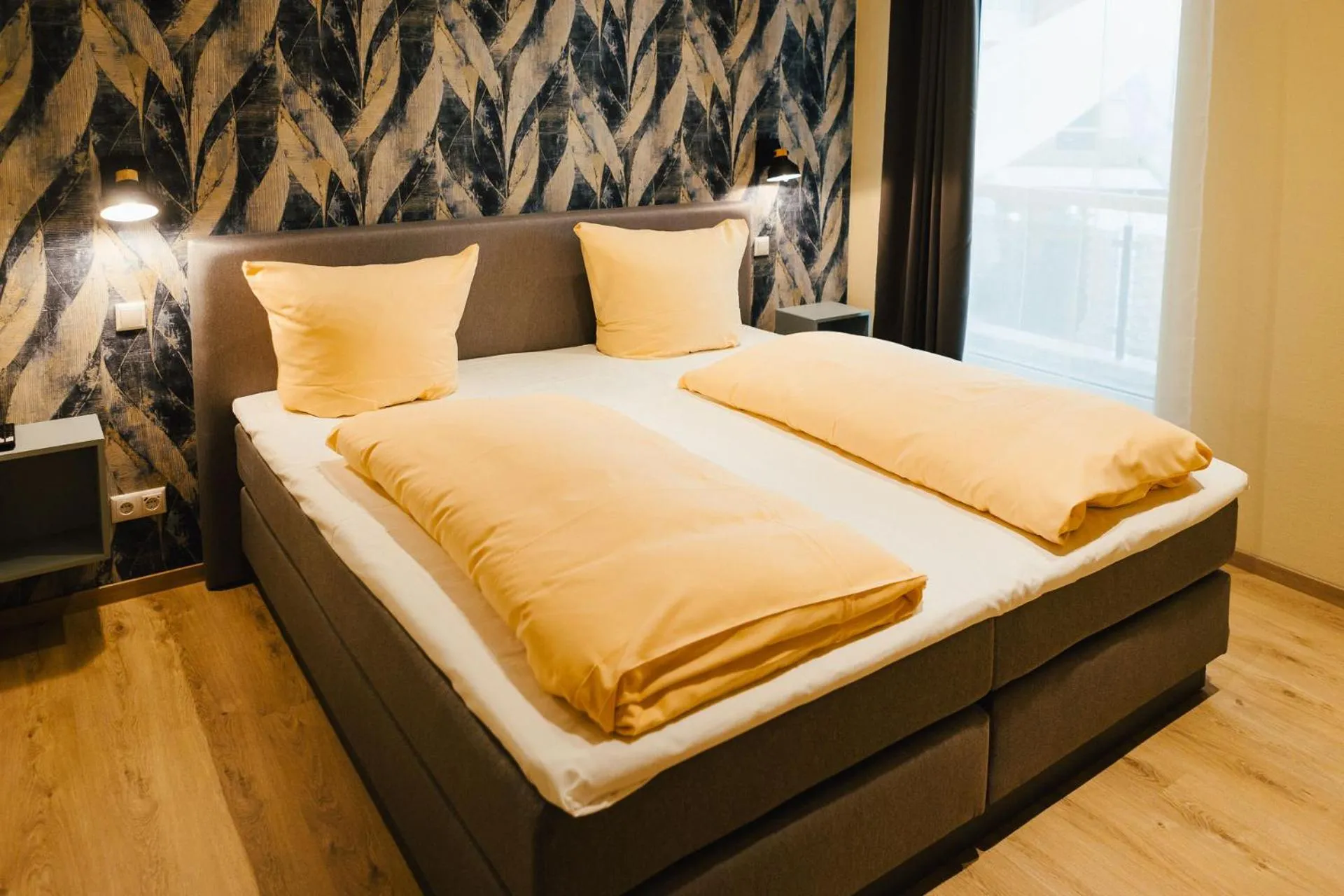 Bed in Hotel Rabenstein