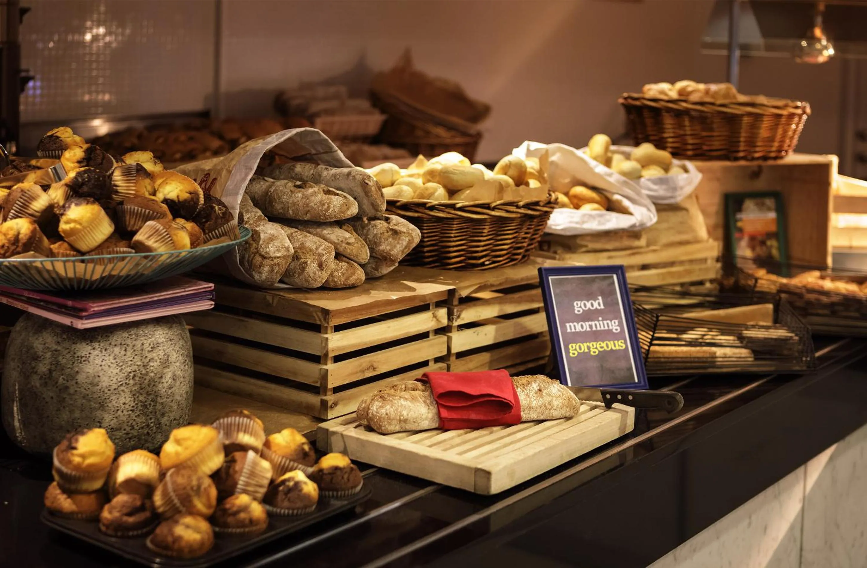 Buffet breakfast in Park Inn by Radisson Meriton Conference & Spa Hotel Tallinn