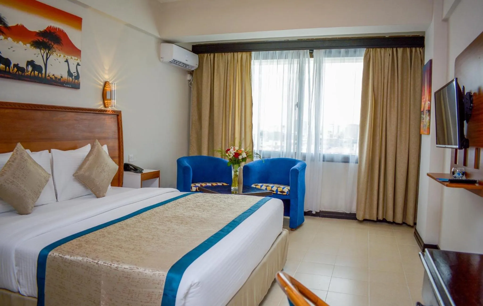 Bedroom, Bed in Hotel Sapphire