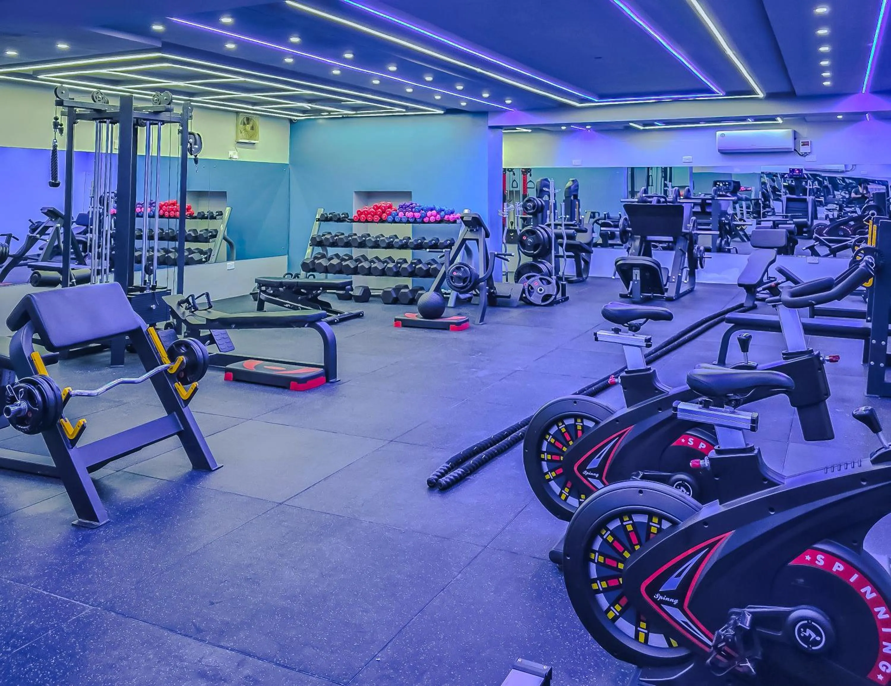 Fitness centre/facilities in Hotel Sapphire