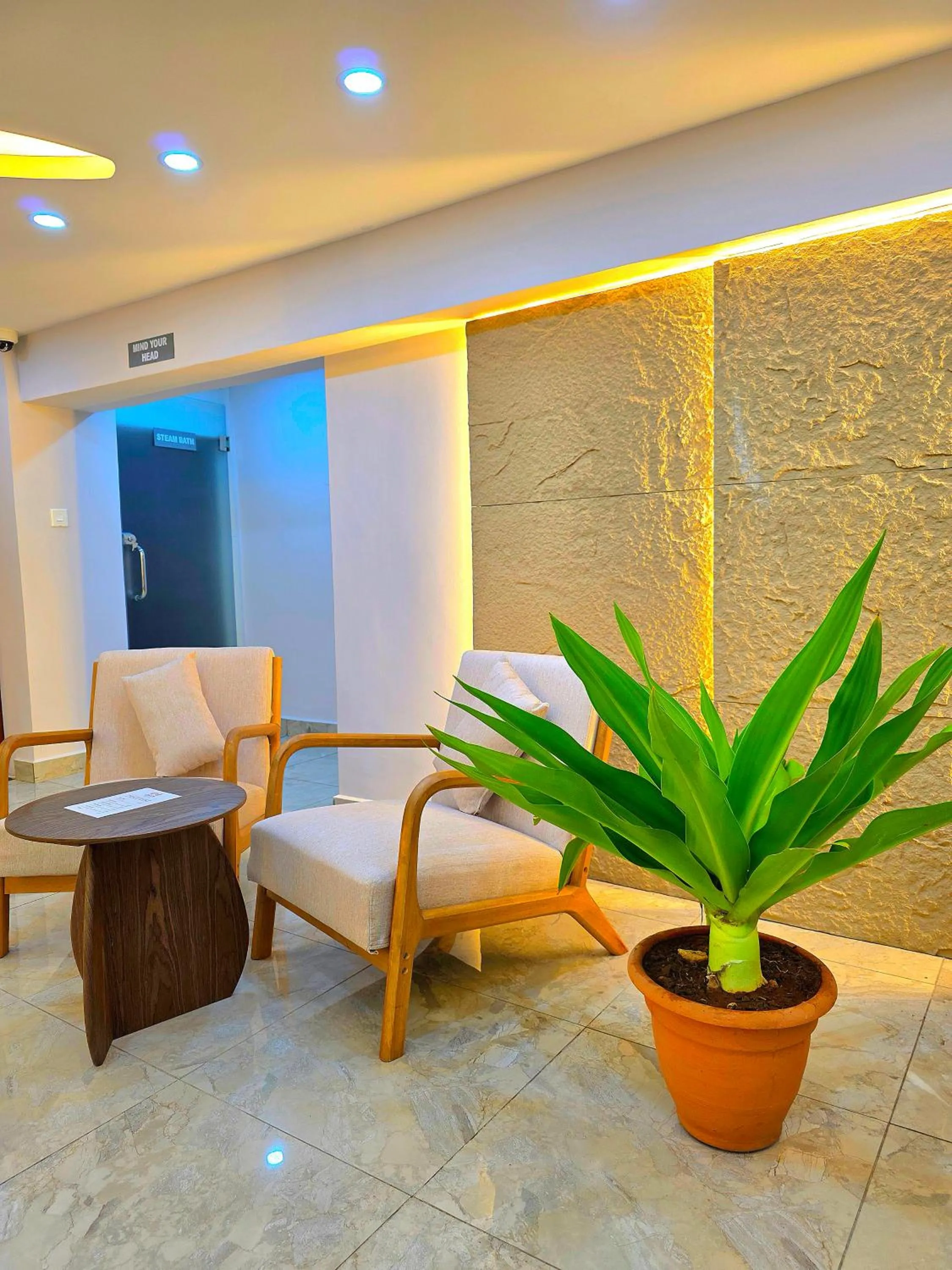 Seating area in Hotel Sapphire