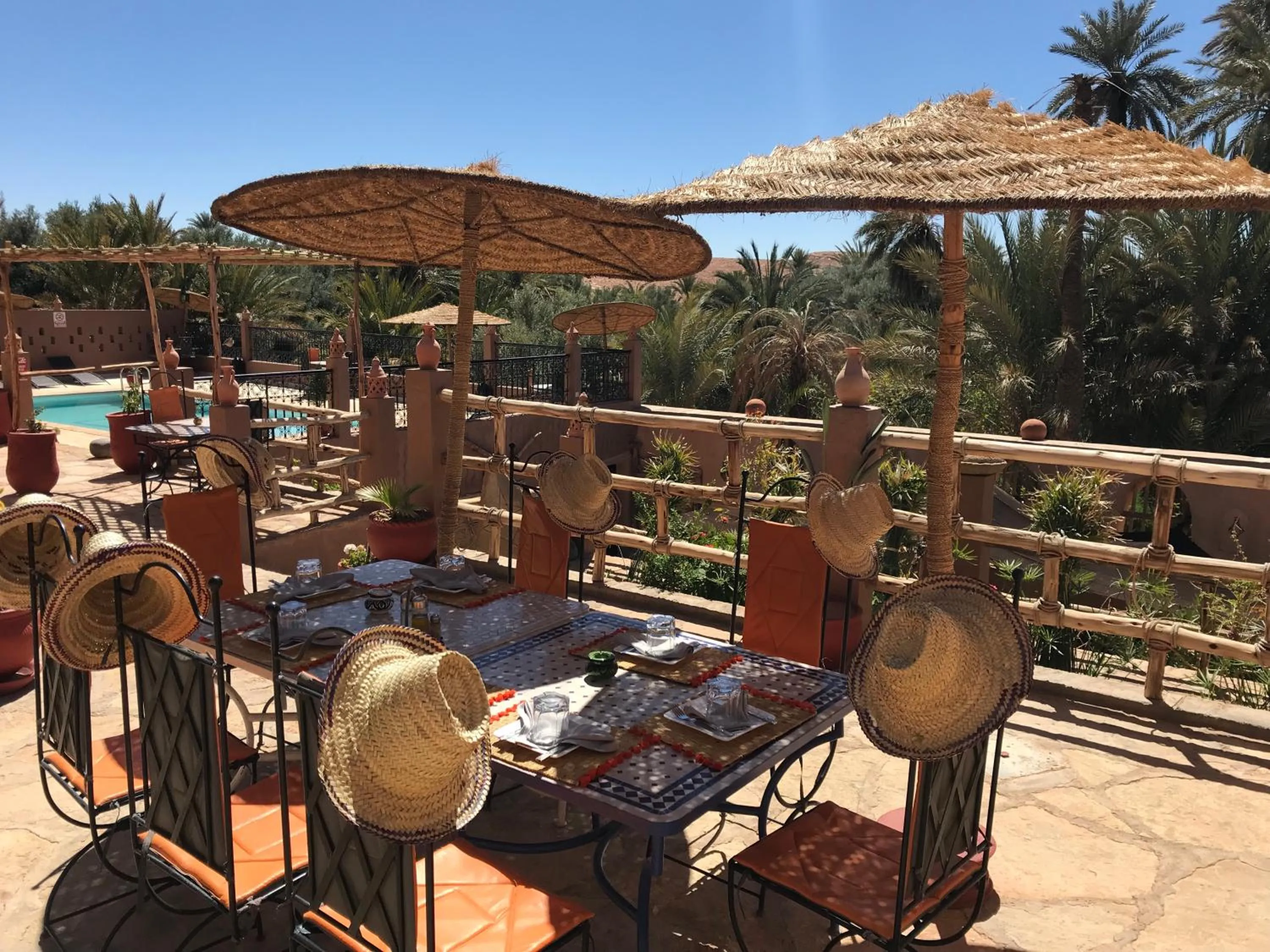 Patio in Riad Dar Bab Todra