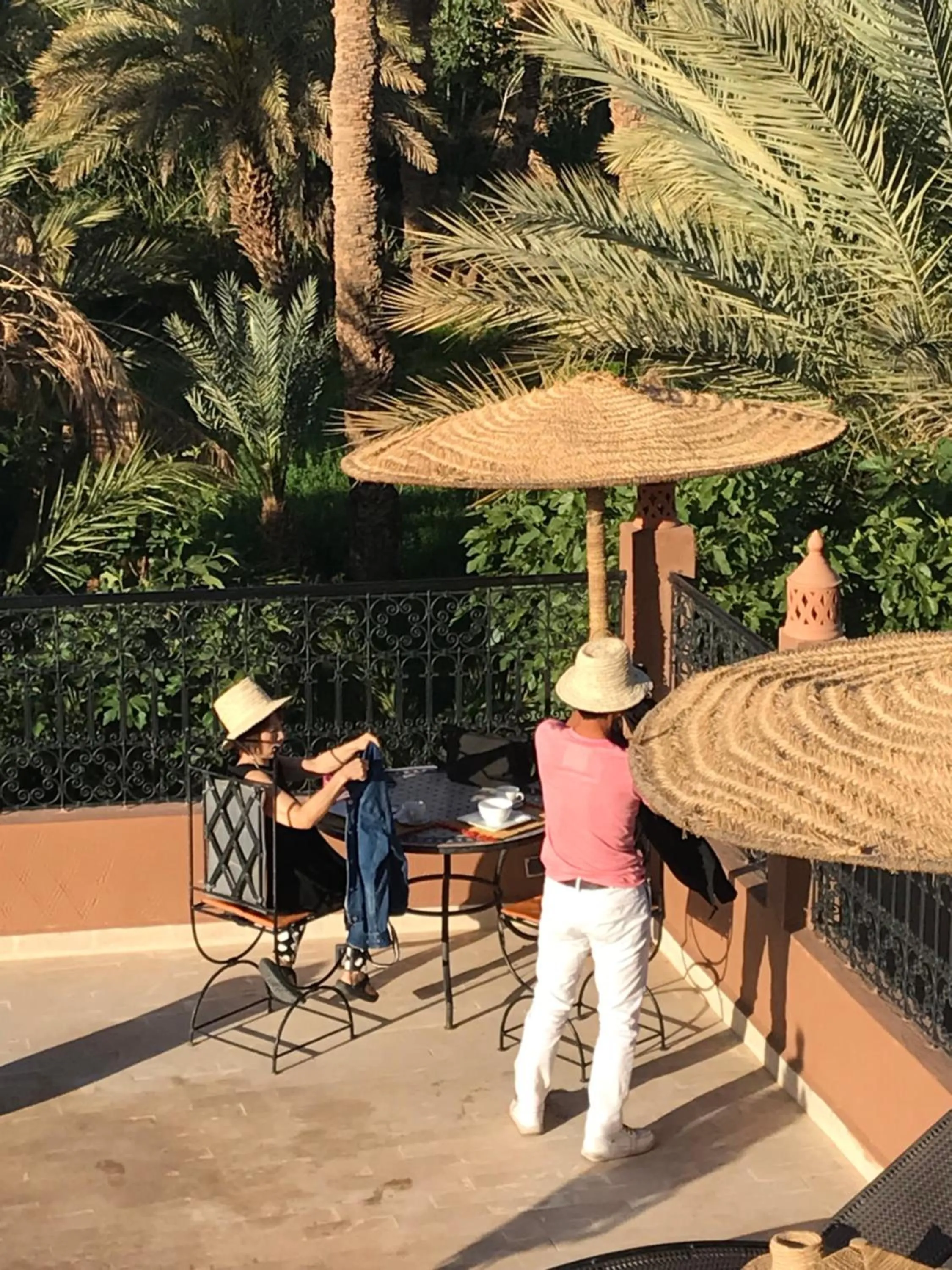 Patio in Riad Dar Bab Todra