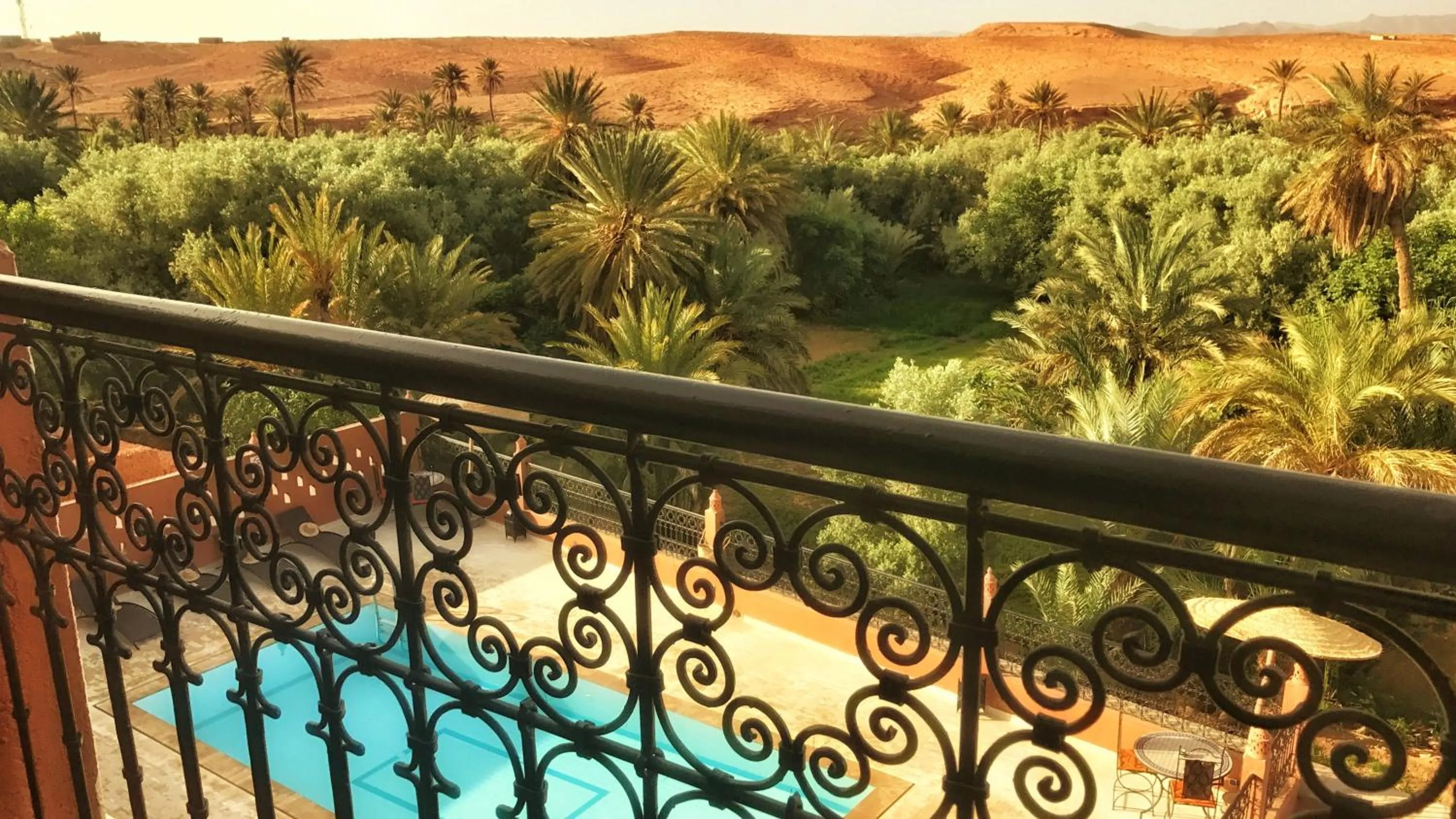 Balcony/Terrace in Riad Dar Bab Todra