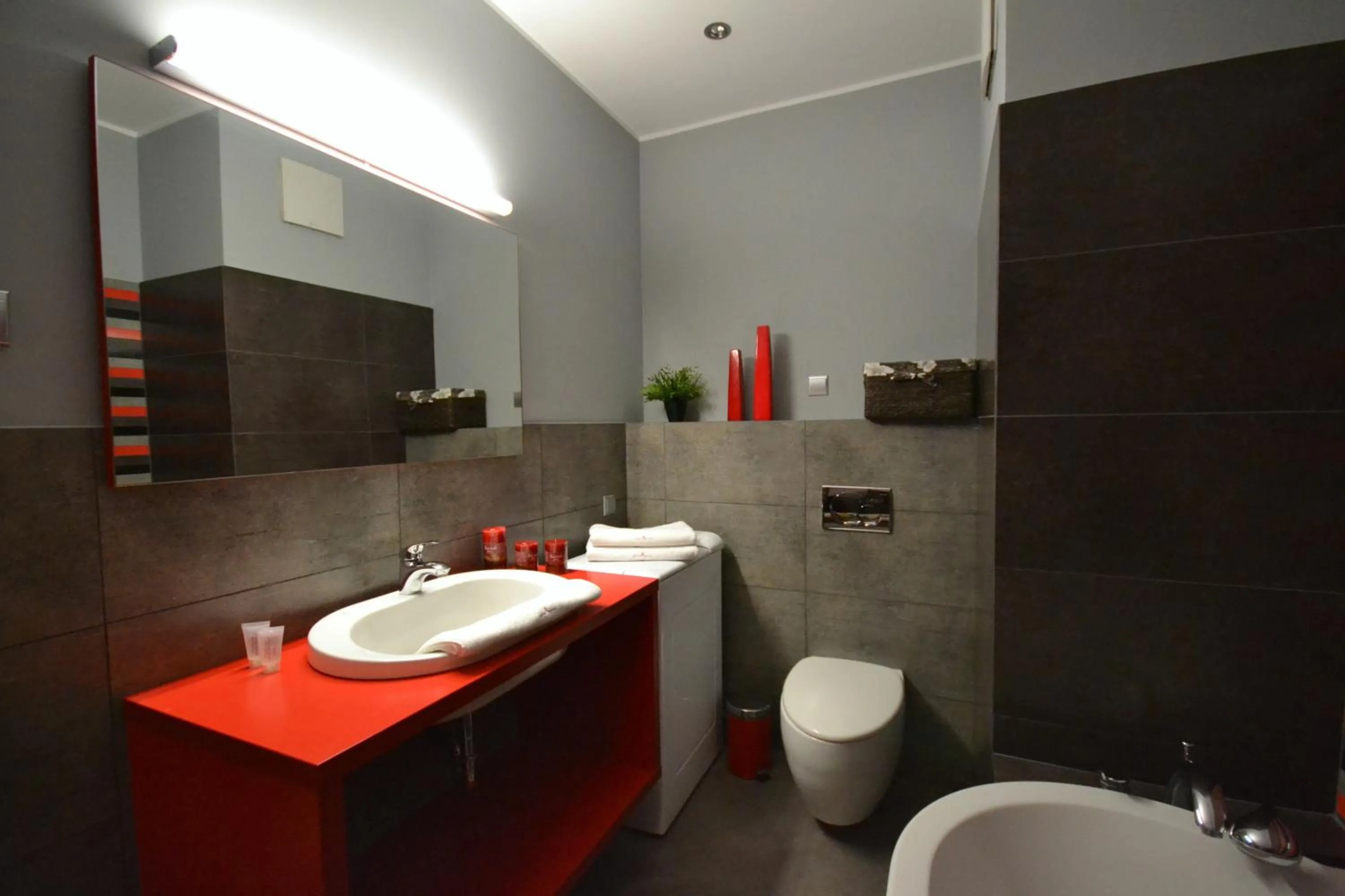 Shower in Senator Warsaw Apartments