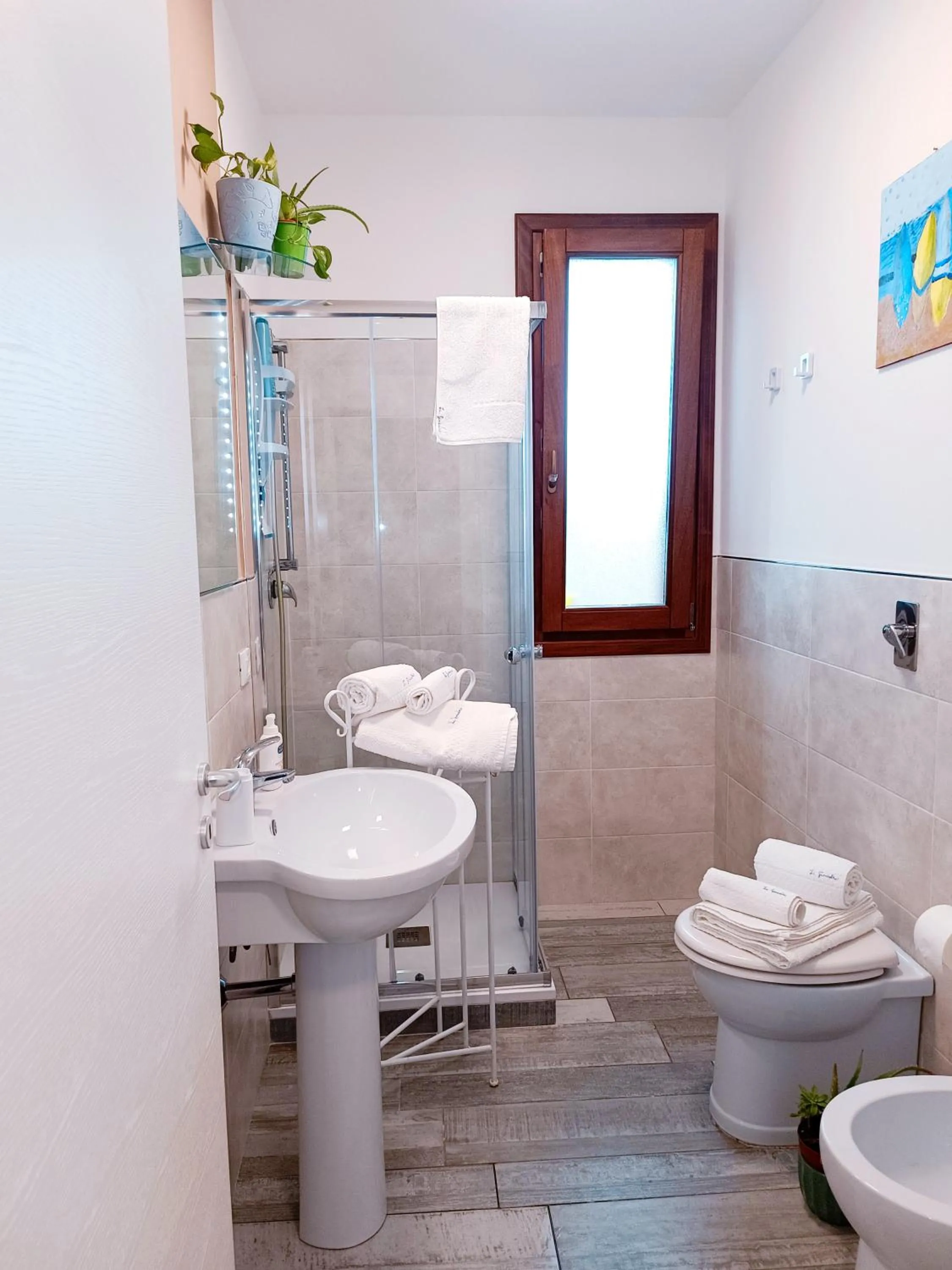 Shower in Appartamento Le Ginestre
