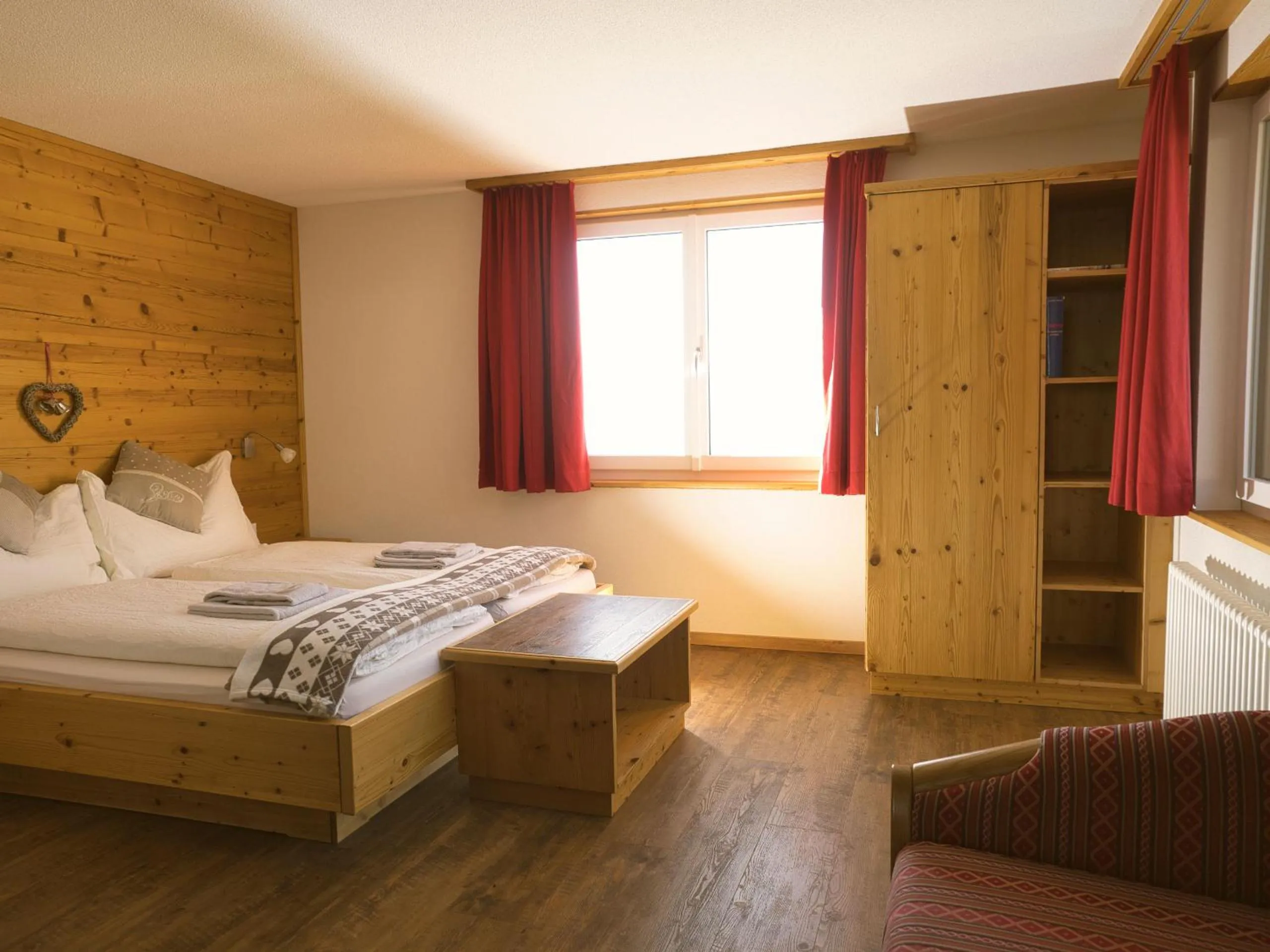 Bed in Hotel Aletschhorn