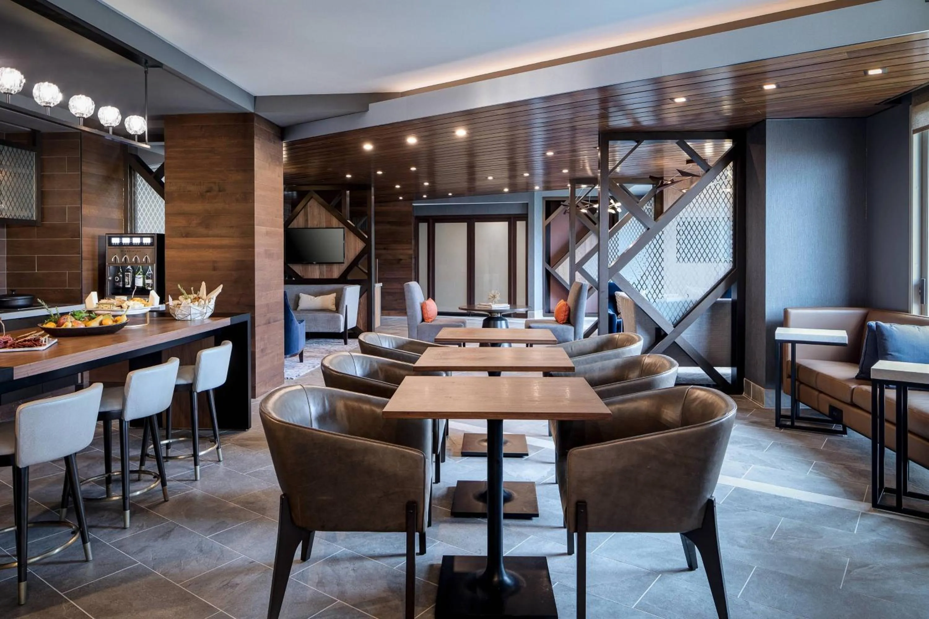 Lounge or bar in Dallas/Plano Marriott at Legacy Town Center