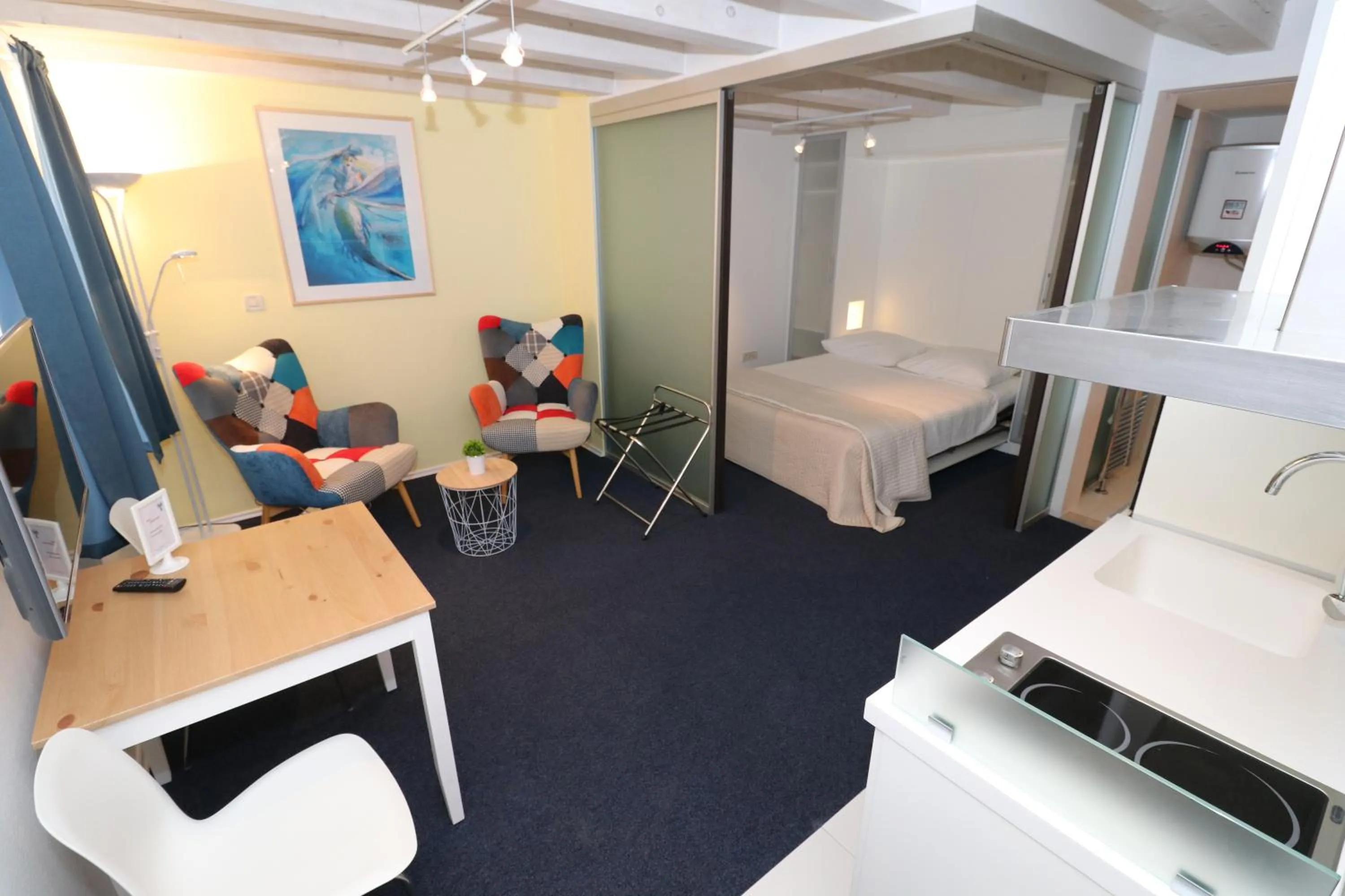 Bedroom, Bed in Miró Studio Apartments Dubrovnik