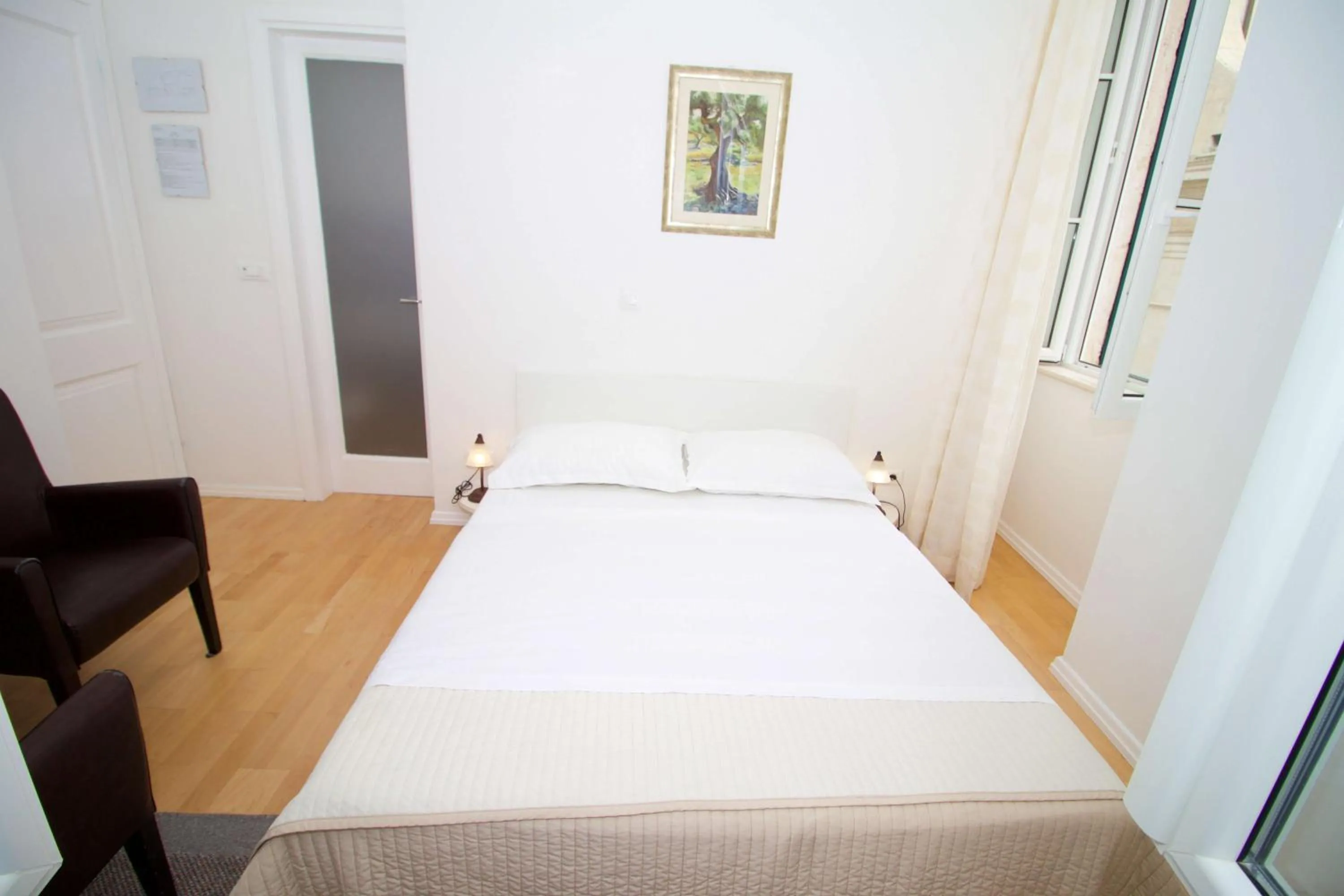 Bed in Miró Studio Apartments Dubrovnik