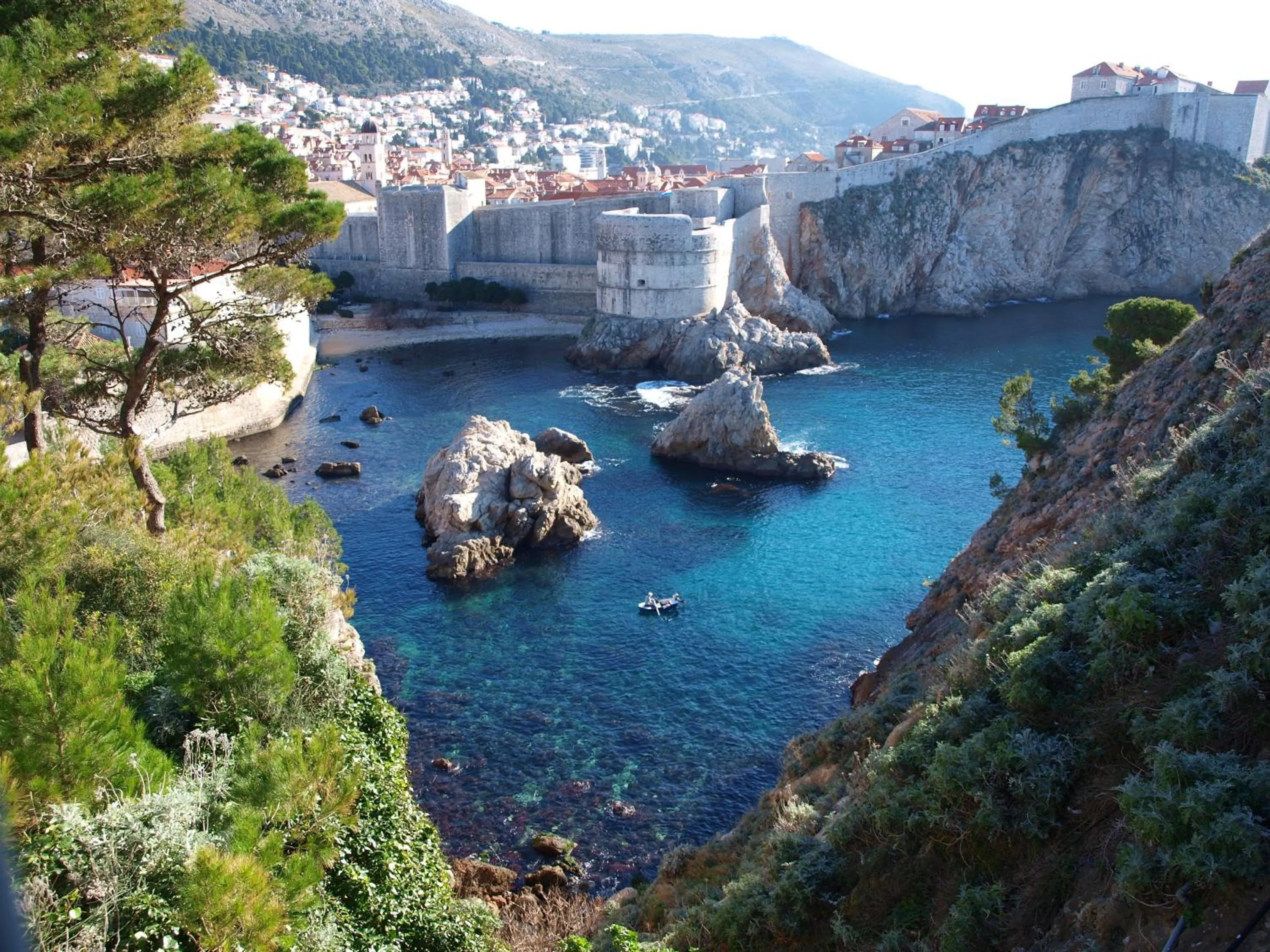 Natural landscape in Miró Studio Apartments Dubrovnik