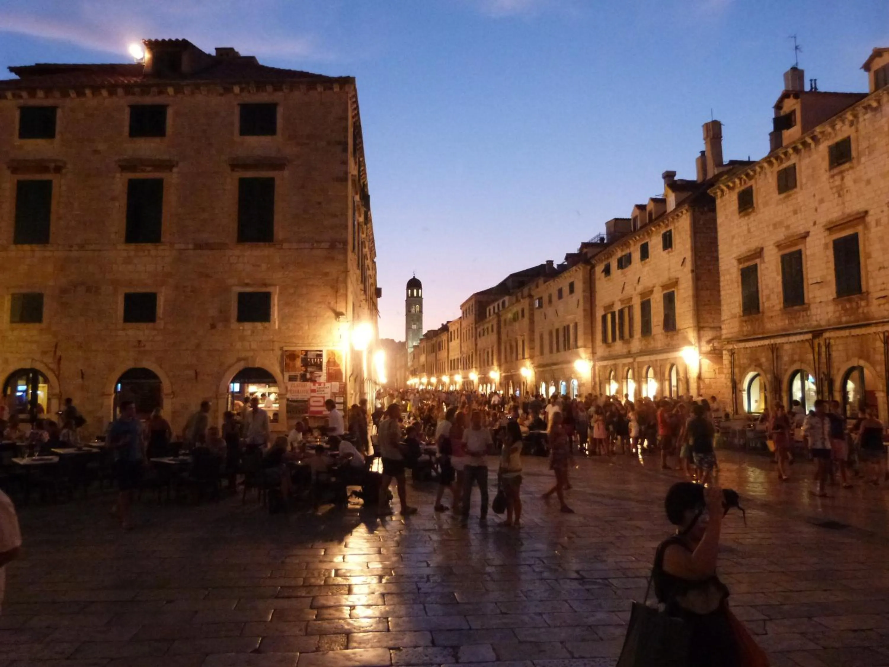 Sunset in Miró Studio Apartments Dubrovnik
