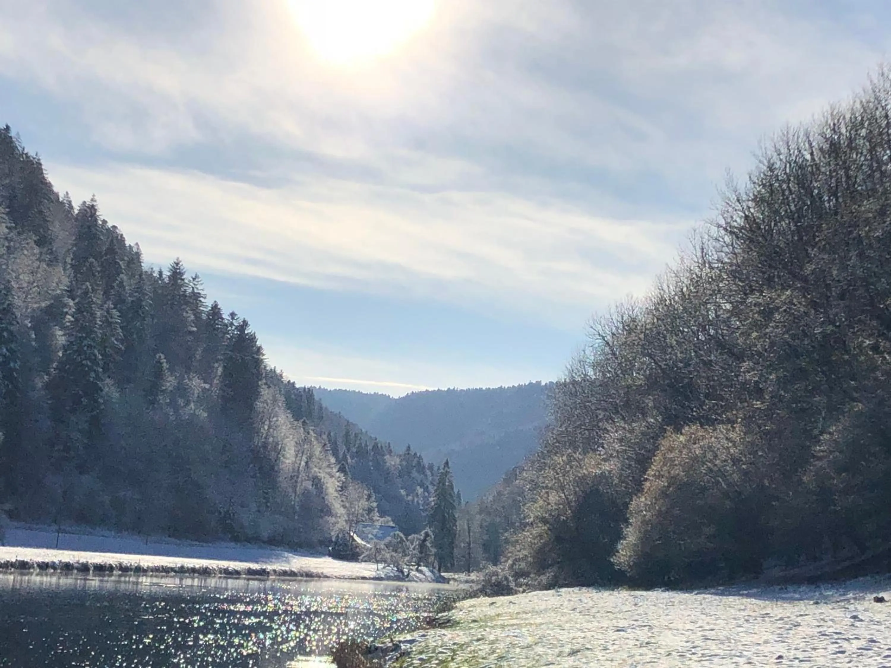 Natural landscape in Auberge de la Bouege