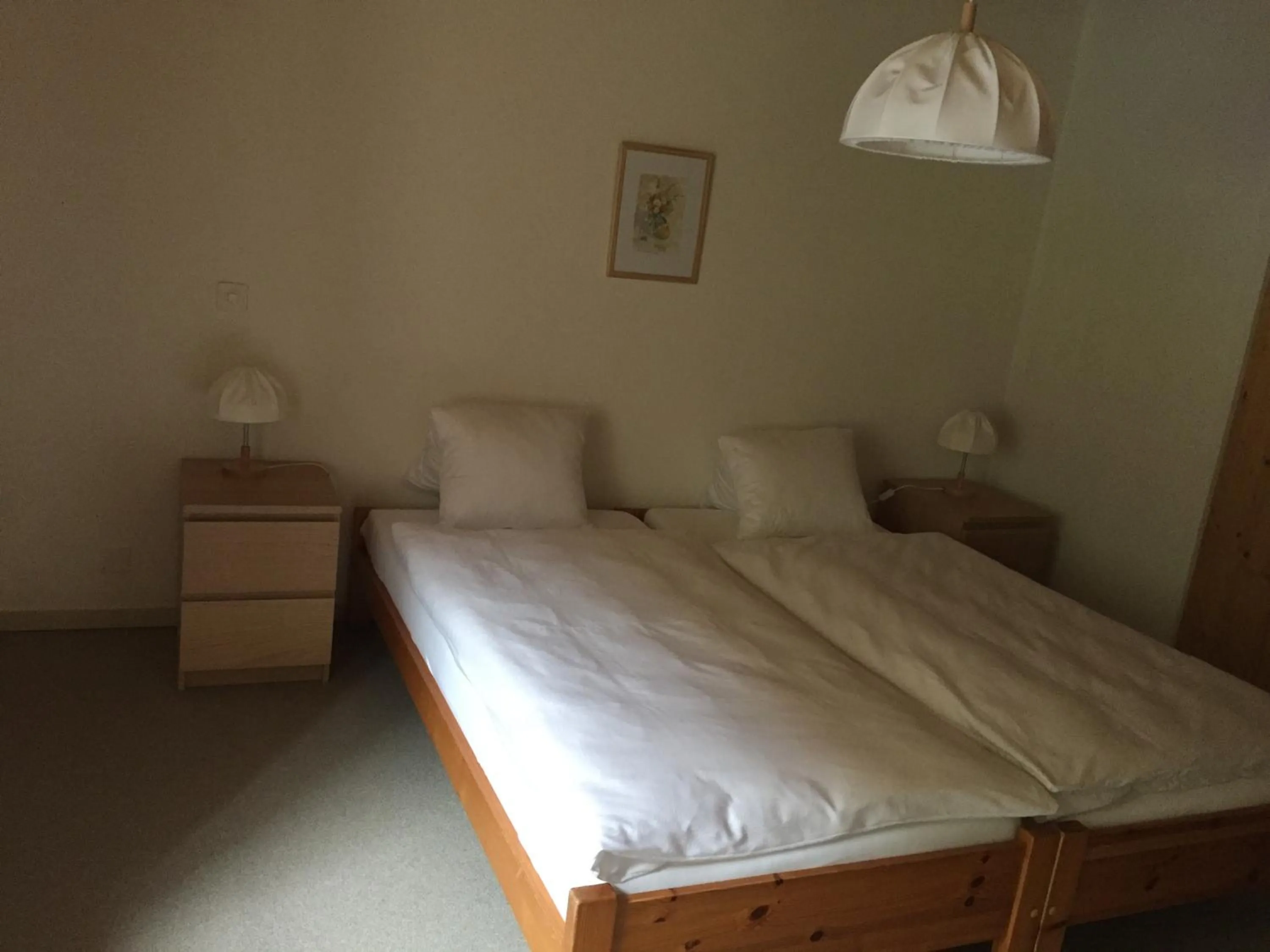 Bedroom, Bed in Auberge de la Bouege
