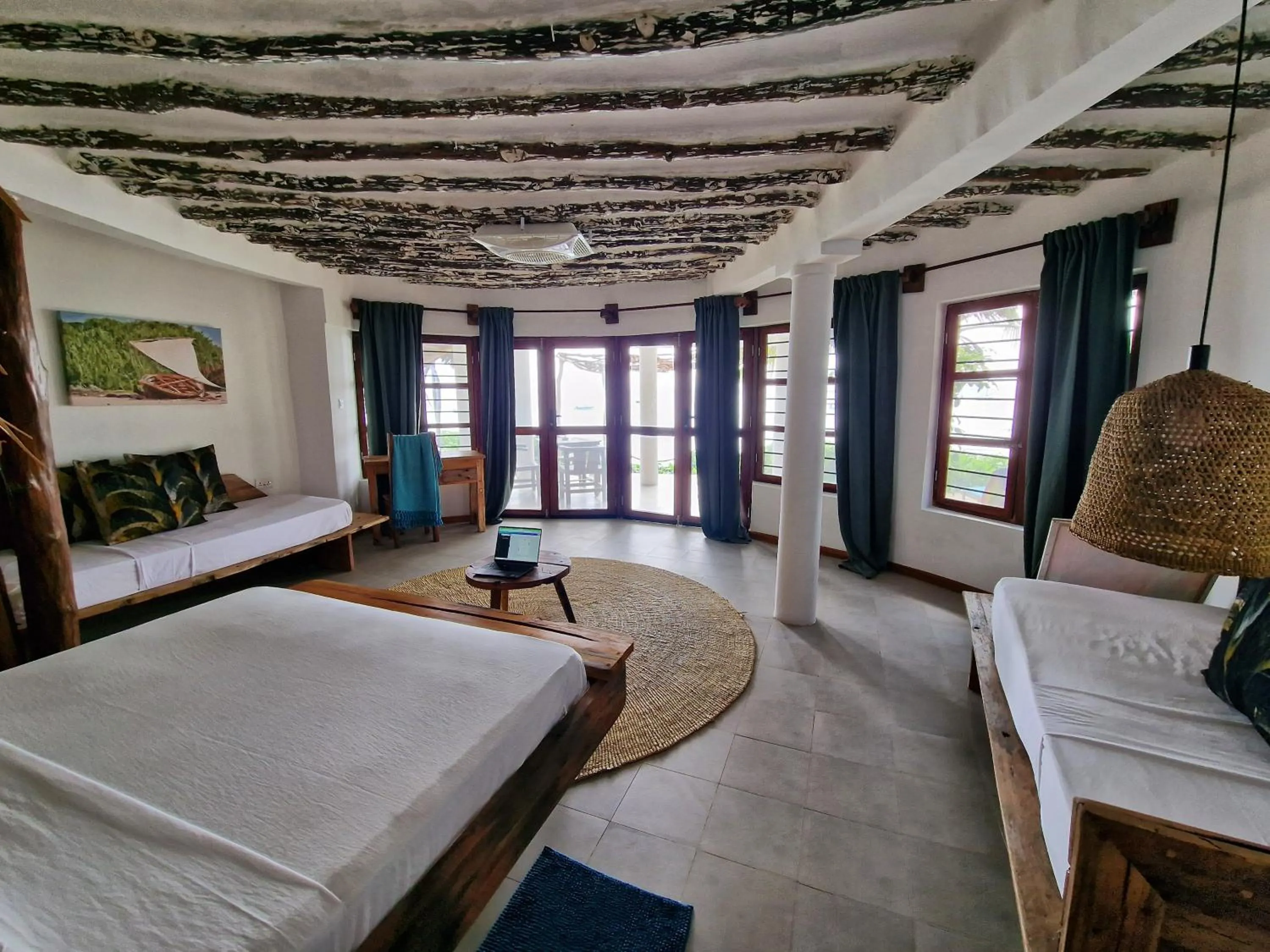 Bed in Aya Beach Resort