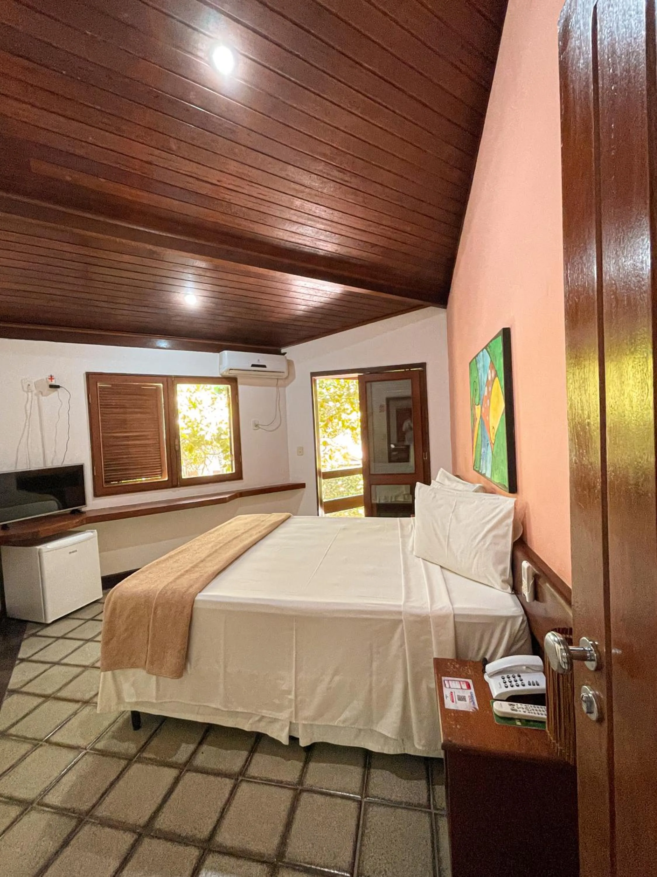 Bedroom, Bed in Arraial Bangalô Praia Hotel