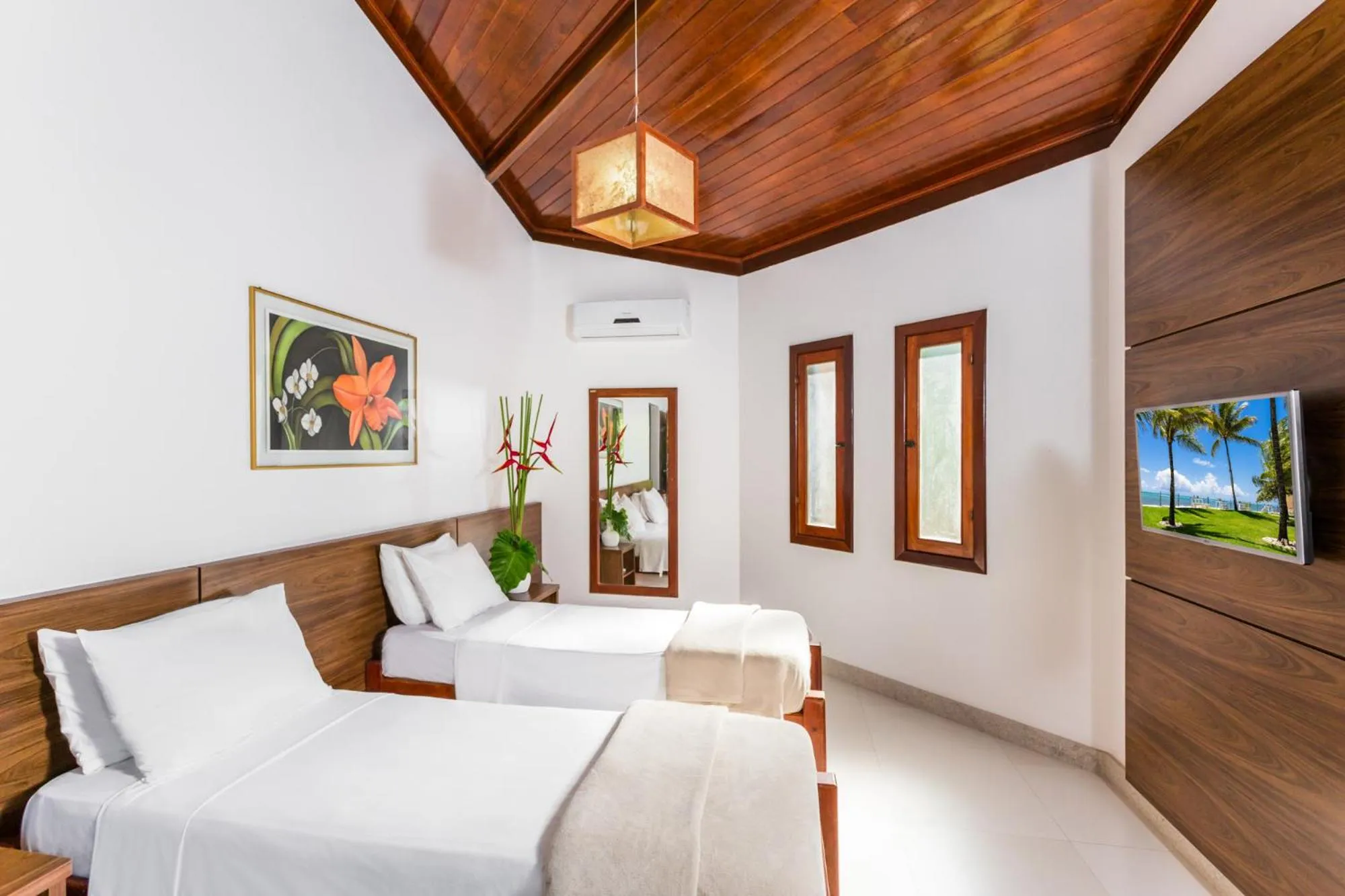 Bedroom, Bed in Arraial Bangalô Praia Hotel