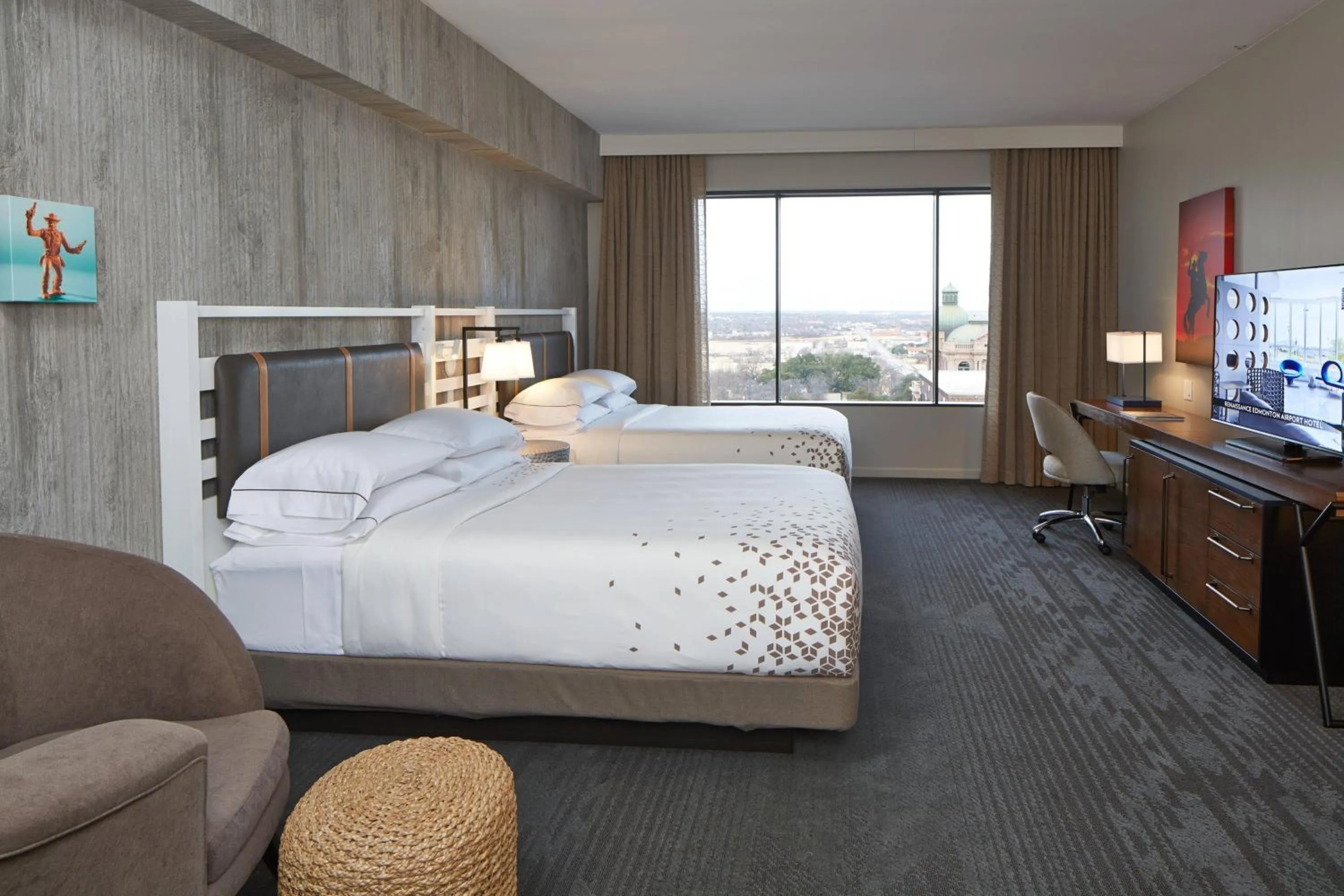 Photo of the whole room, Bed in The Worthington Renaissance Fort Worth Hotel