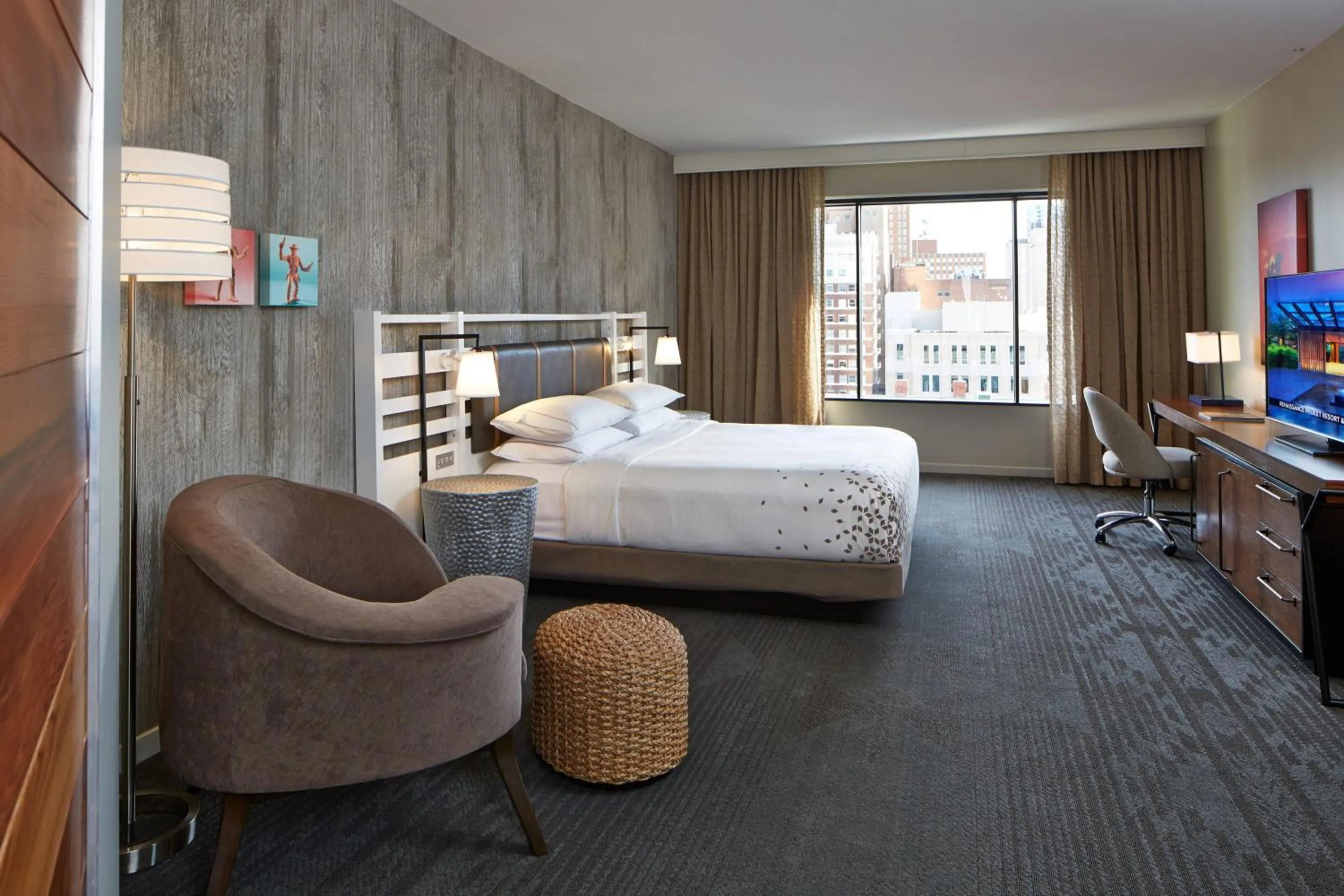 Bedroom, Bed in The Worthington Renaissance Fort Worth Hotel