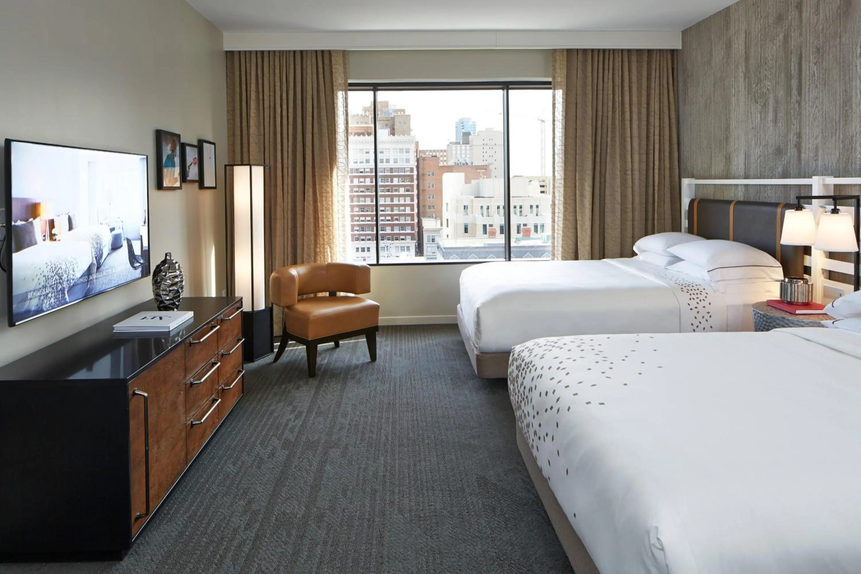 Photo of the whole room, Bed in The Worthington Renaissance Fort Worth Hotel