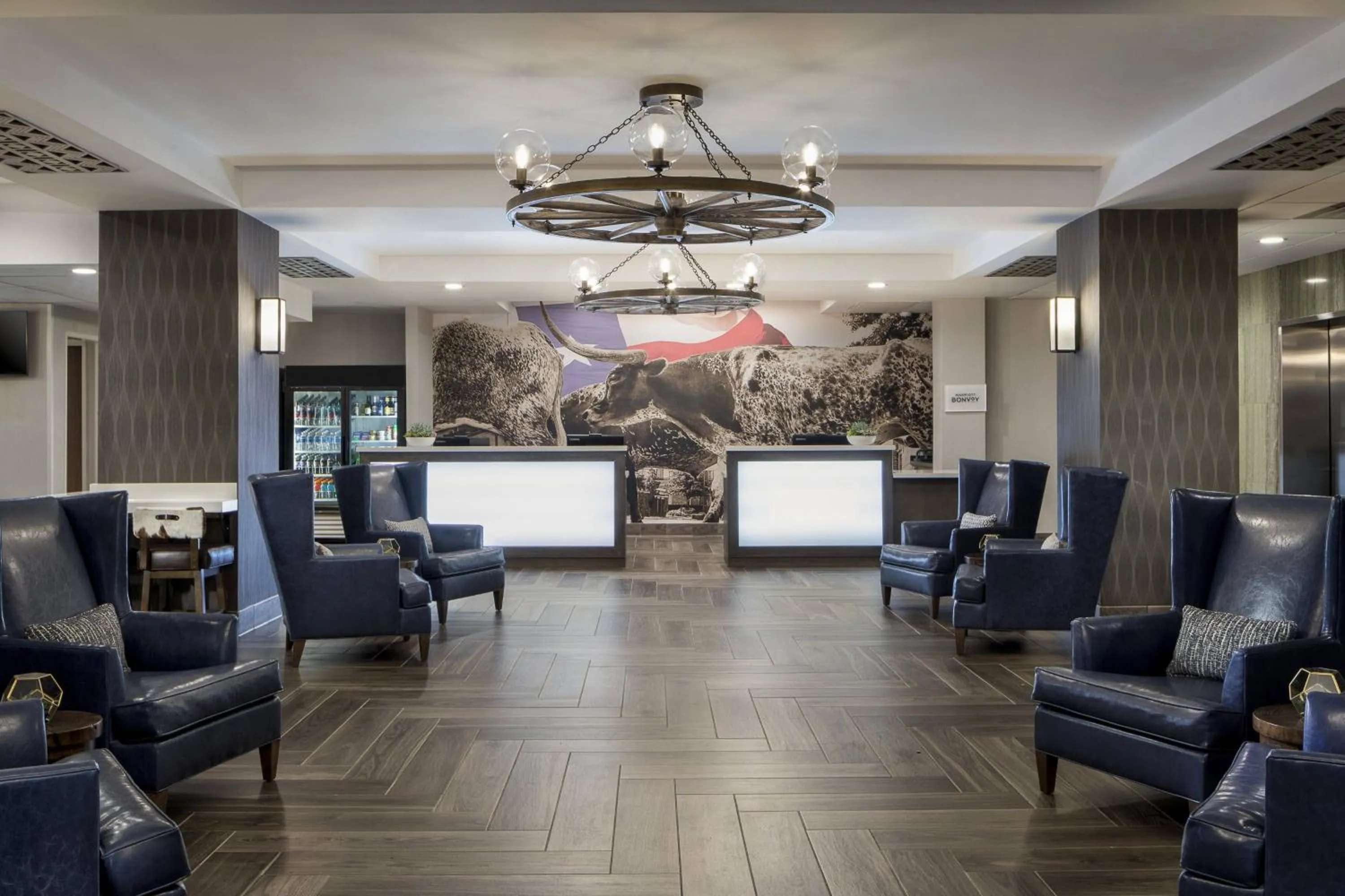 Lobby or reception in Courtyard Fort Worth Downtown/Blackstone