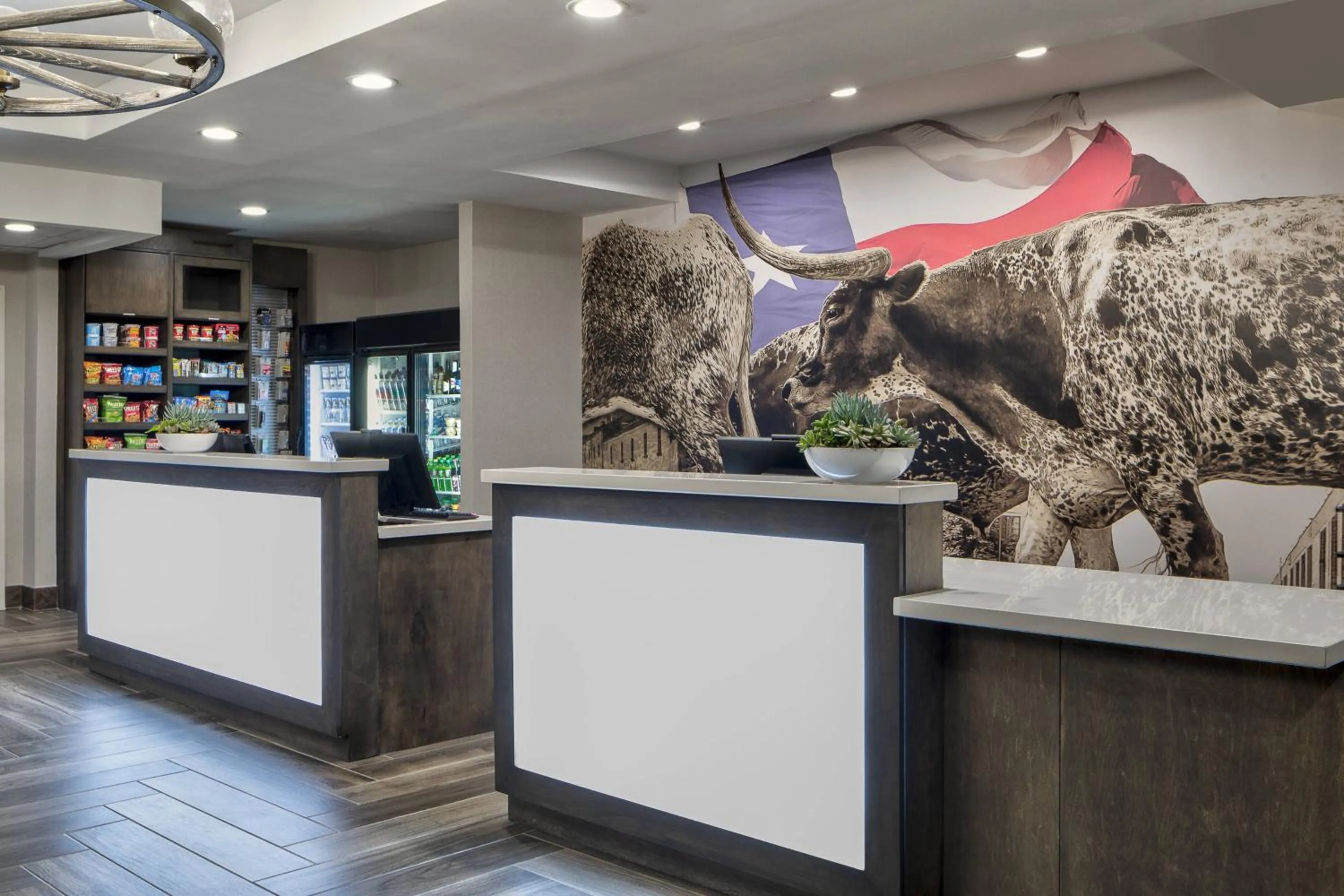 Lobby or reception in Courtyard Fort Worth Downtown/Blackstone