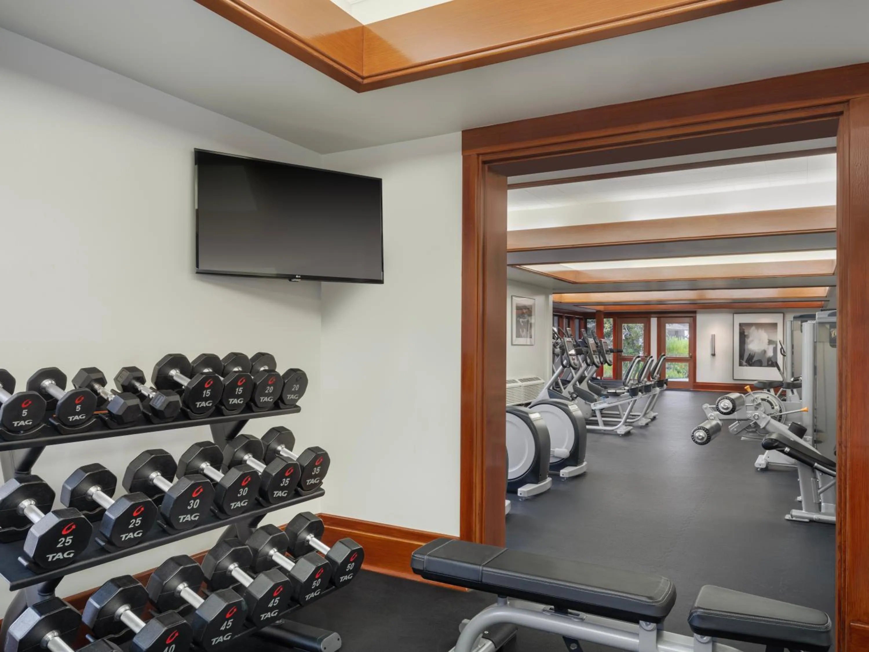 Fitness centre/facilities in Hyatt Carmel Highlands