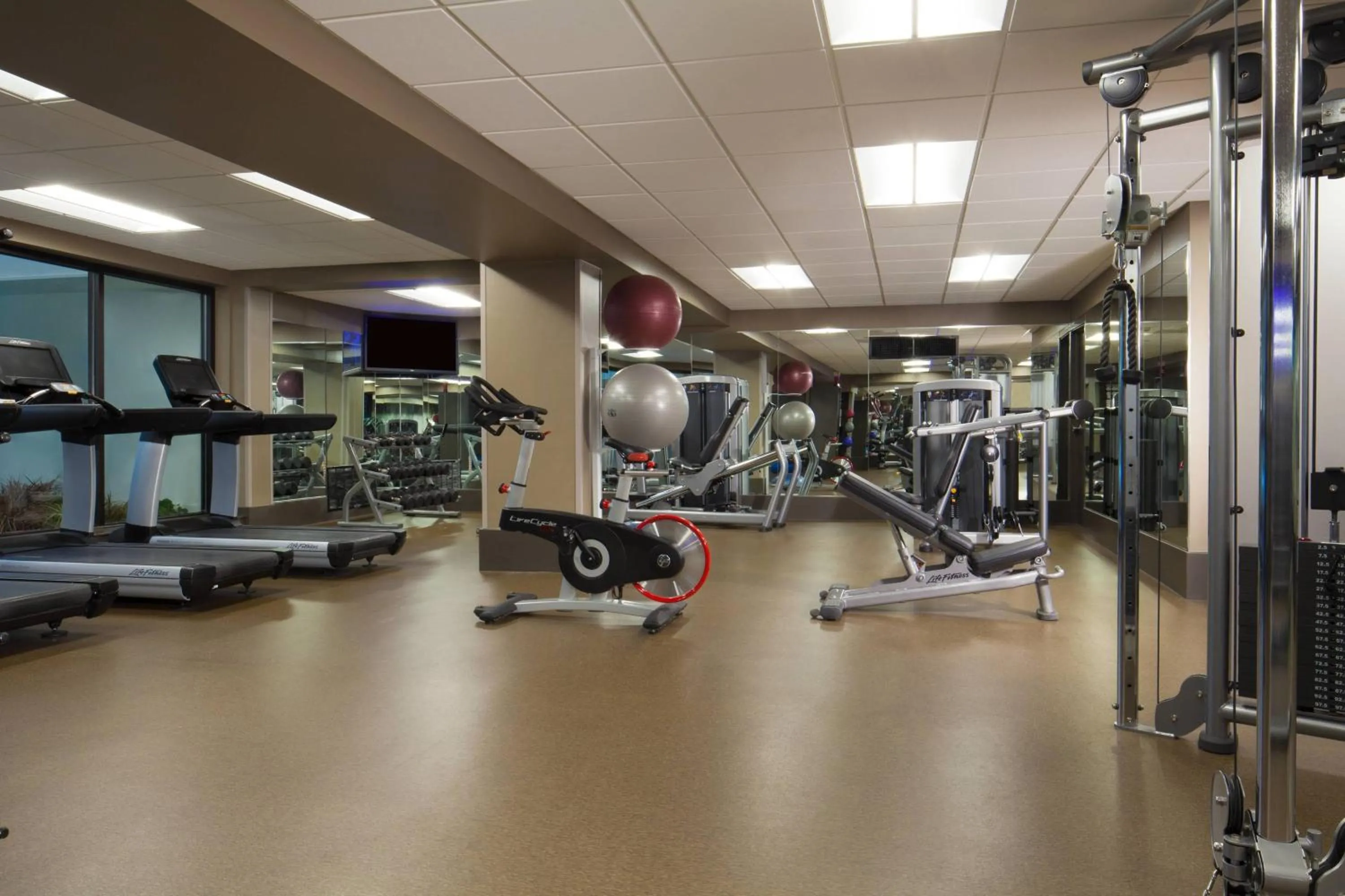 Fitness centre/facilities in Dallas/Fort Worth Airport Marriott