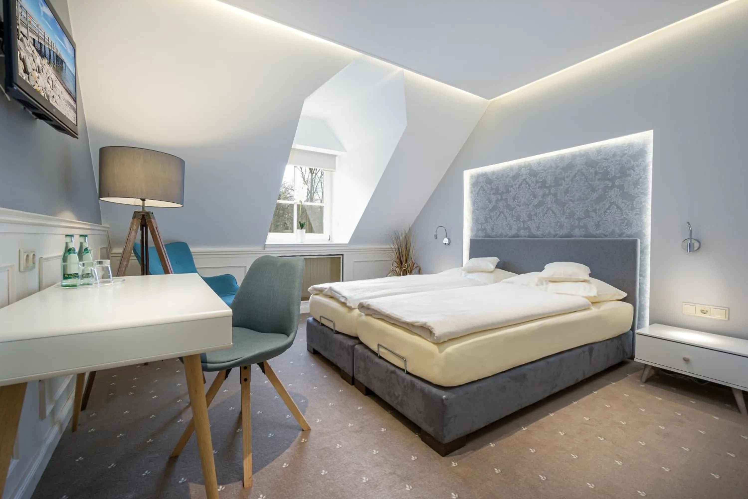 Bed in Hotel Grosse Klus