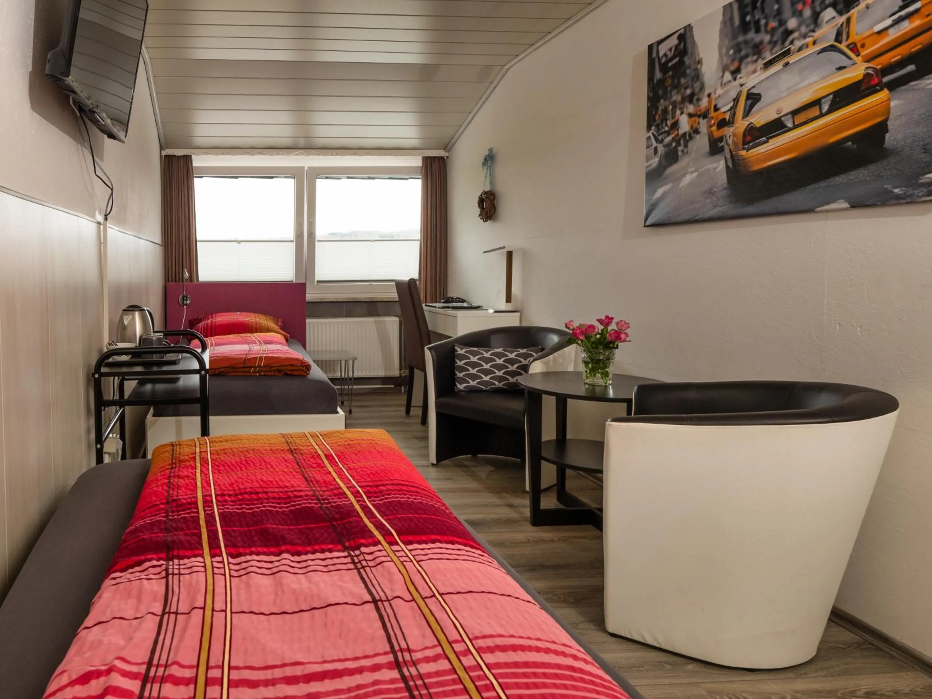 Bed in Hotel Brunnenbach