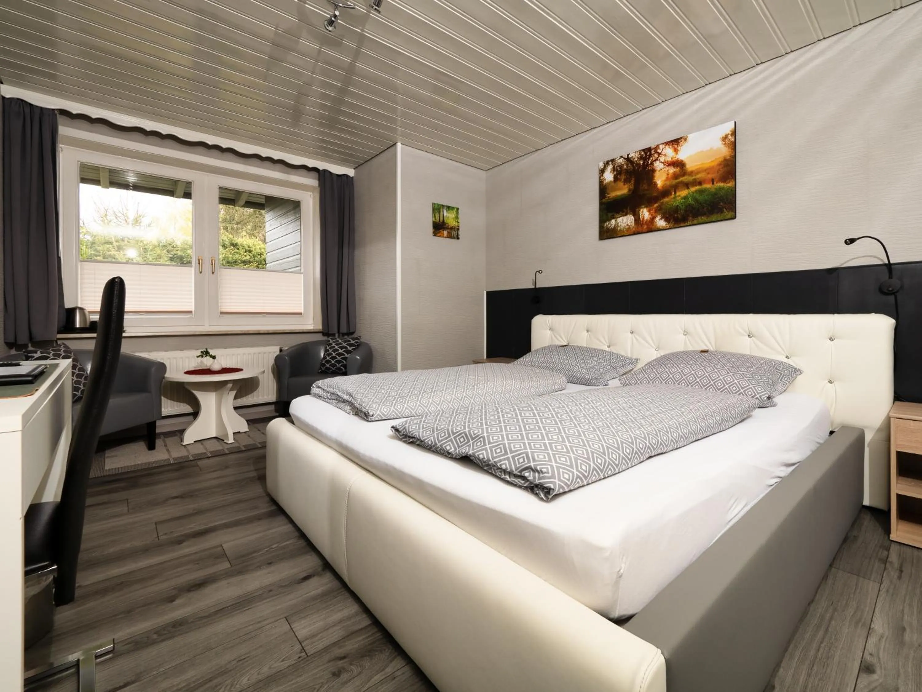 Bed in Hotel Brunnenbach