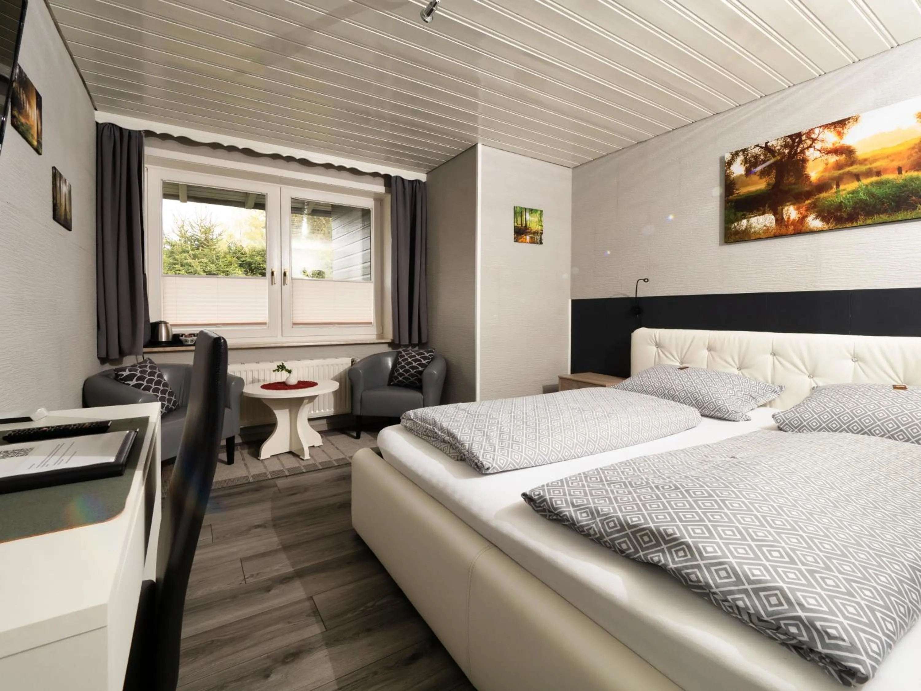 Bed in Hotel Brunnenbach