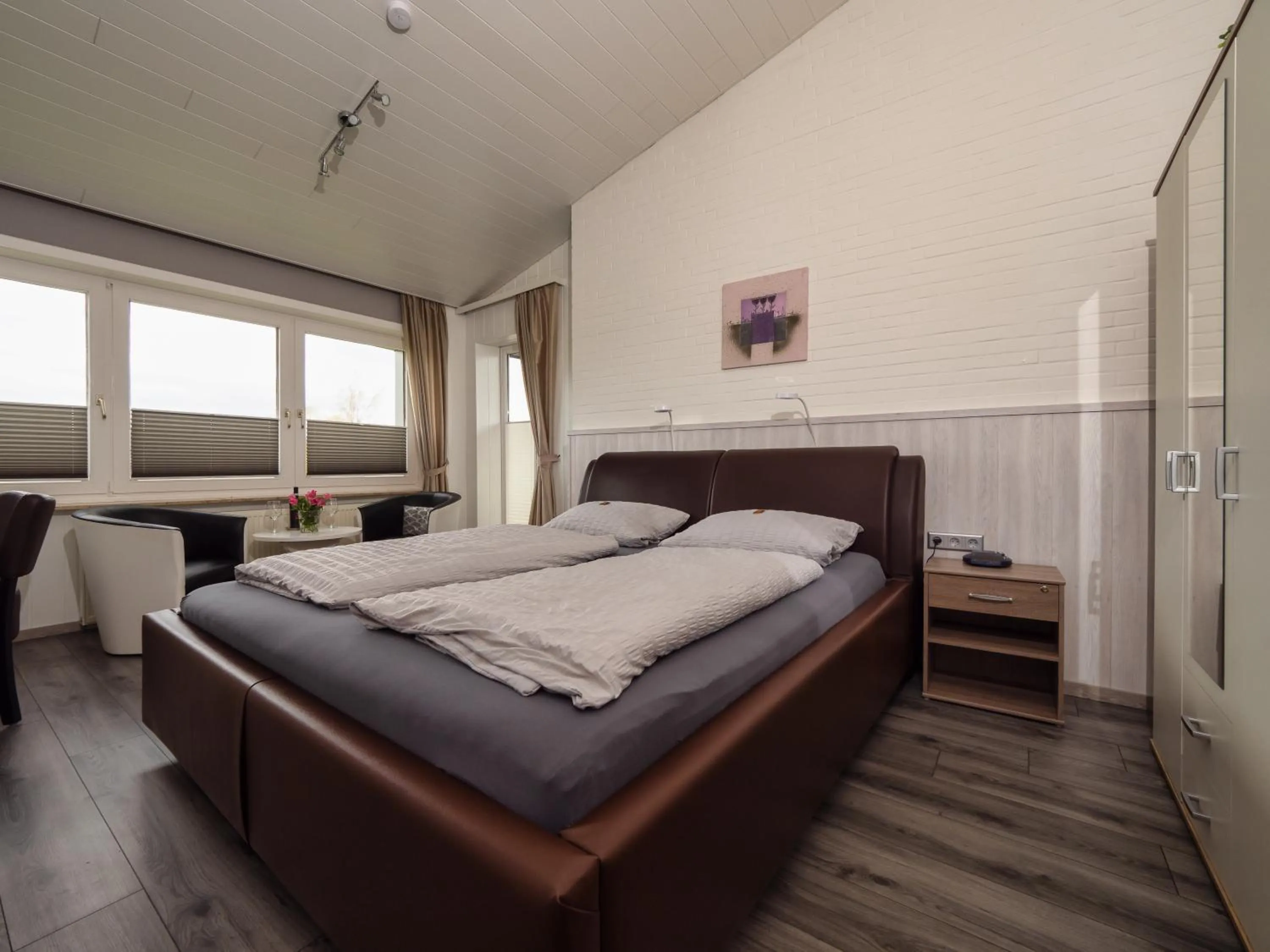 Bed in Hotel Brunnenbach