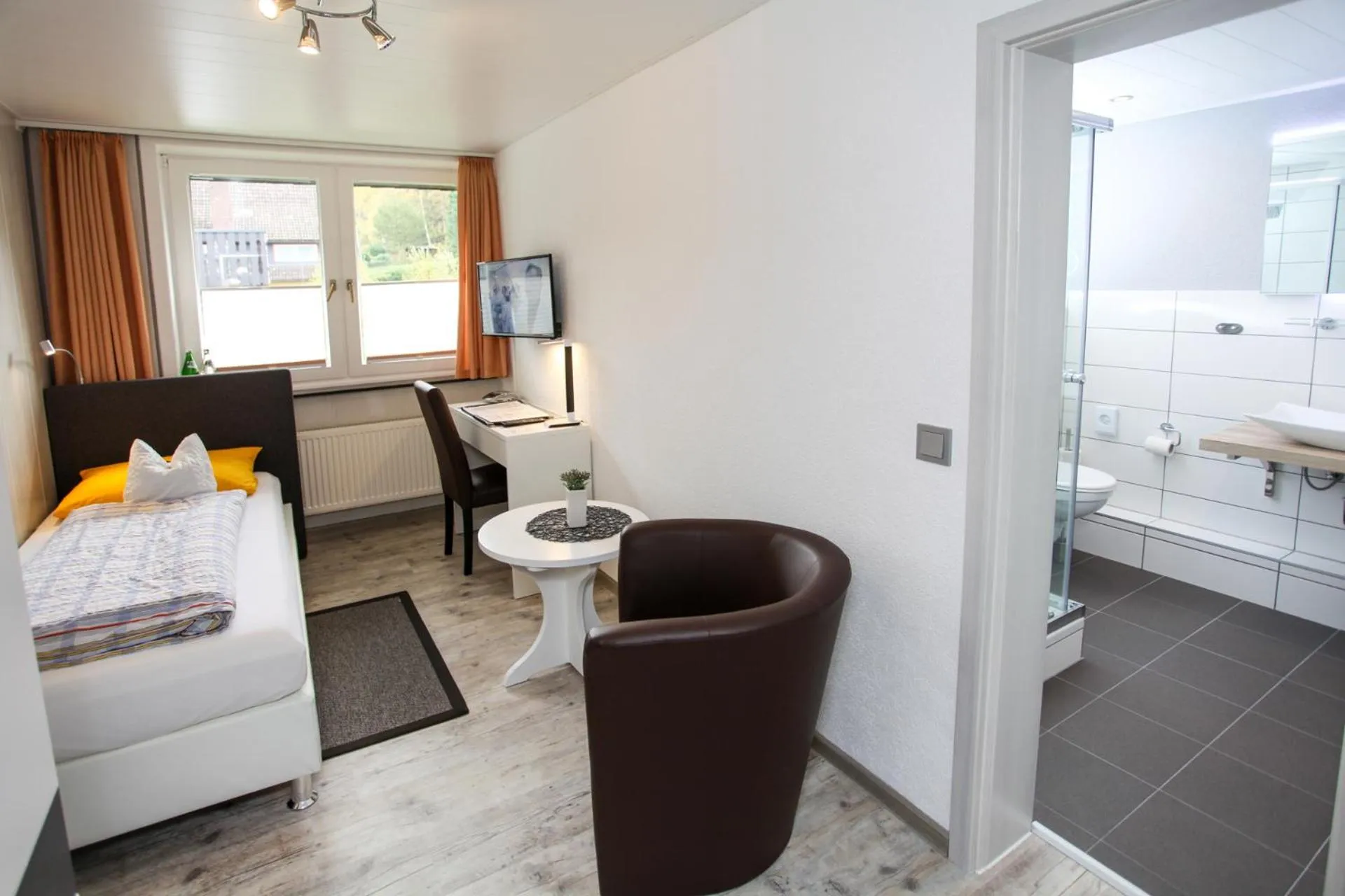 Bed in Hotel Brunnenbach