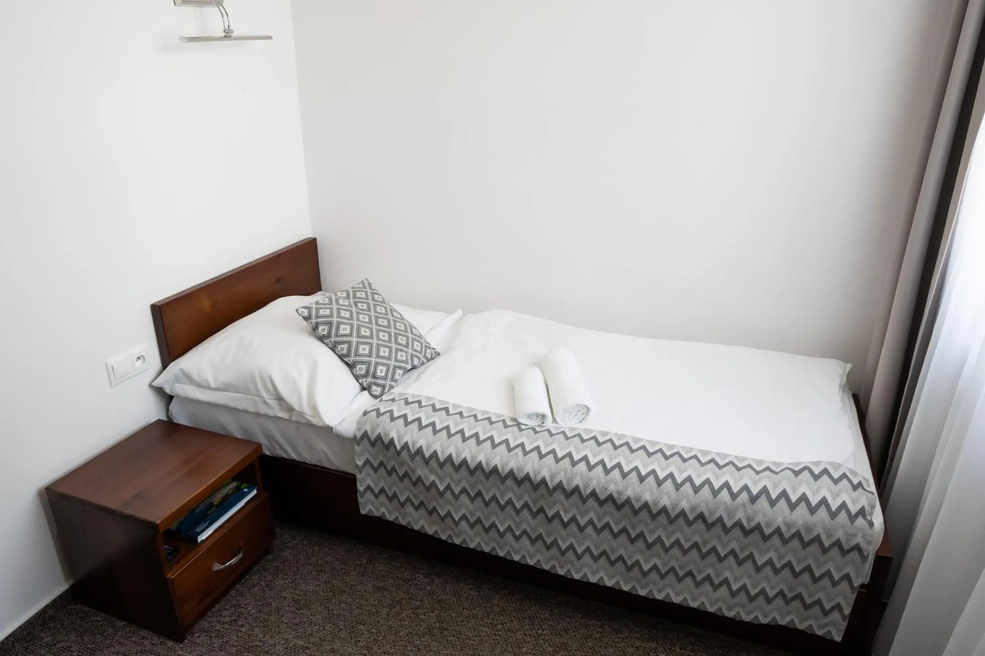 Bed in Hotel Slanica